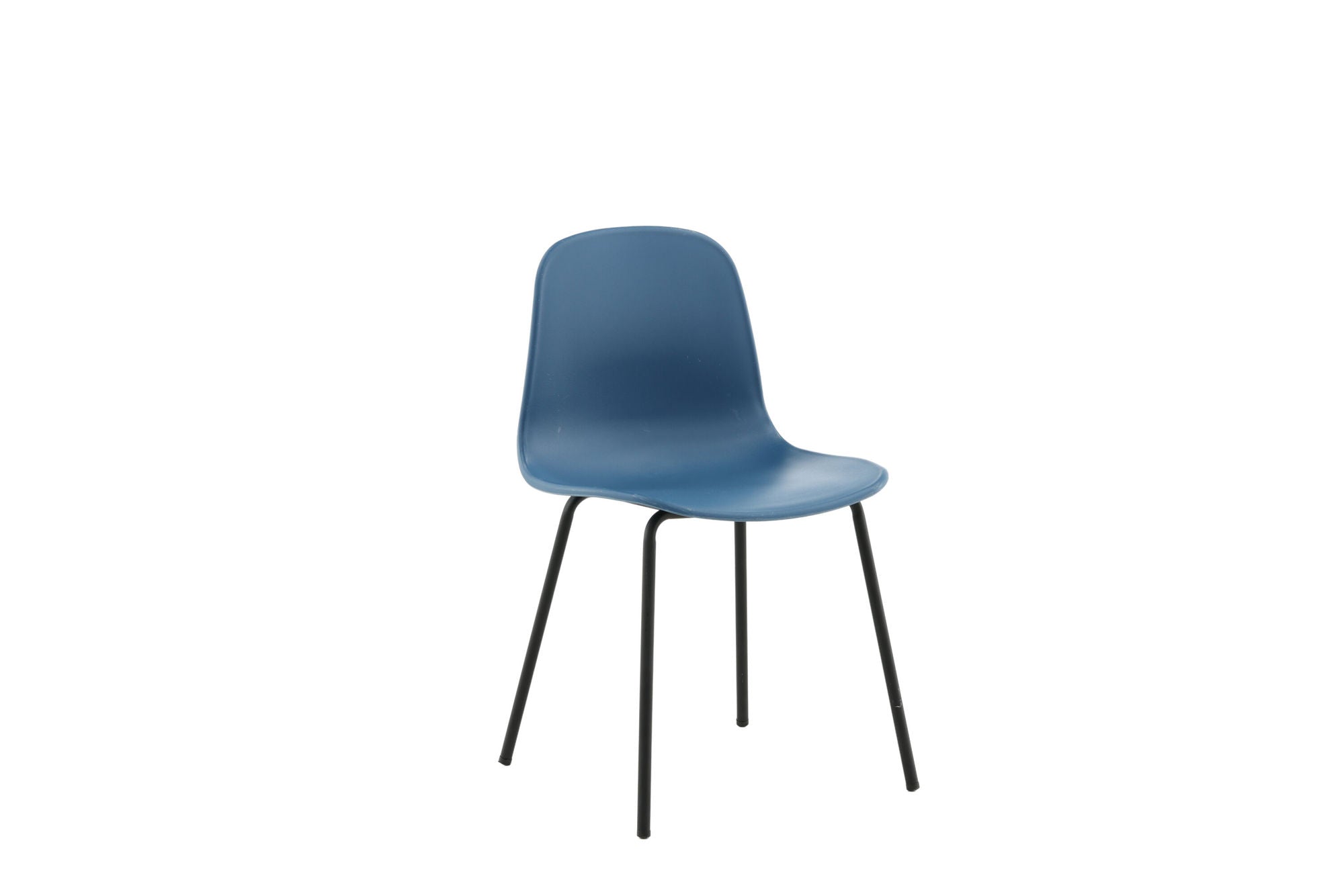 Venture Home Arctic Spisebordsstol 2-pack - Black Legs - Blue Plastic
