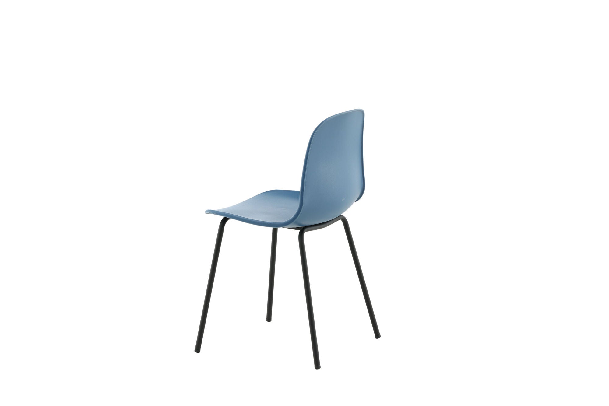 Venture Home Arctic Spisebordsstol 2-pack - Black Legs - Blue Plastic