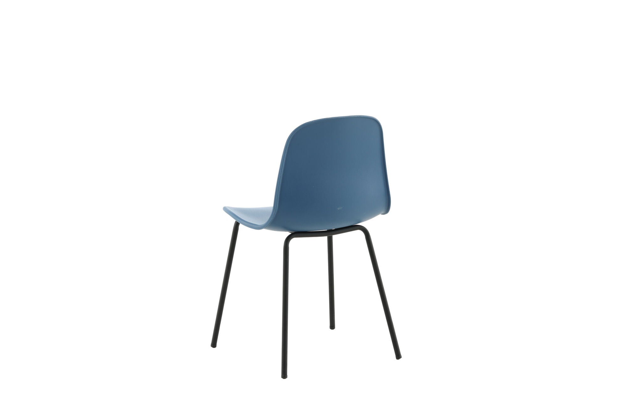 Venture Home Arctic Spisebordsstol 2-pack - Black Legs - Blue Plastic