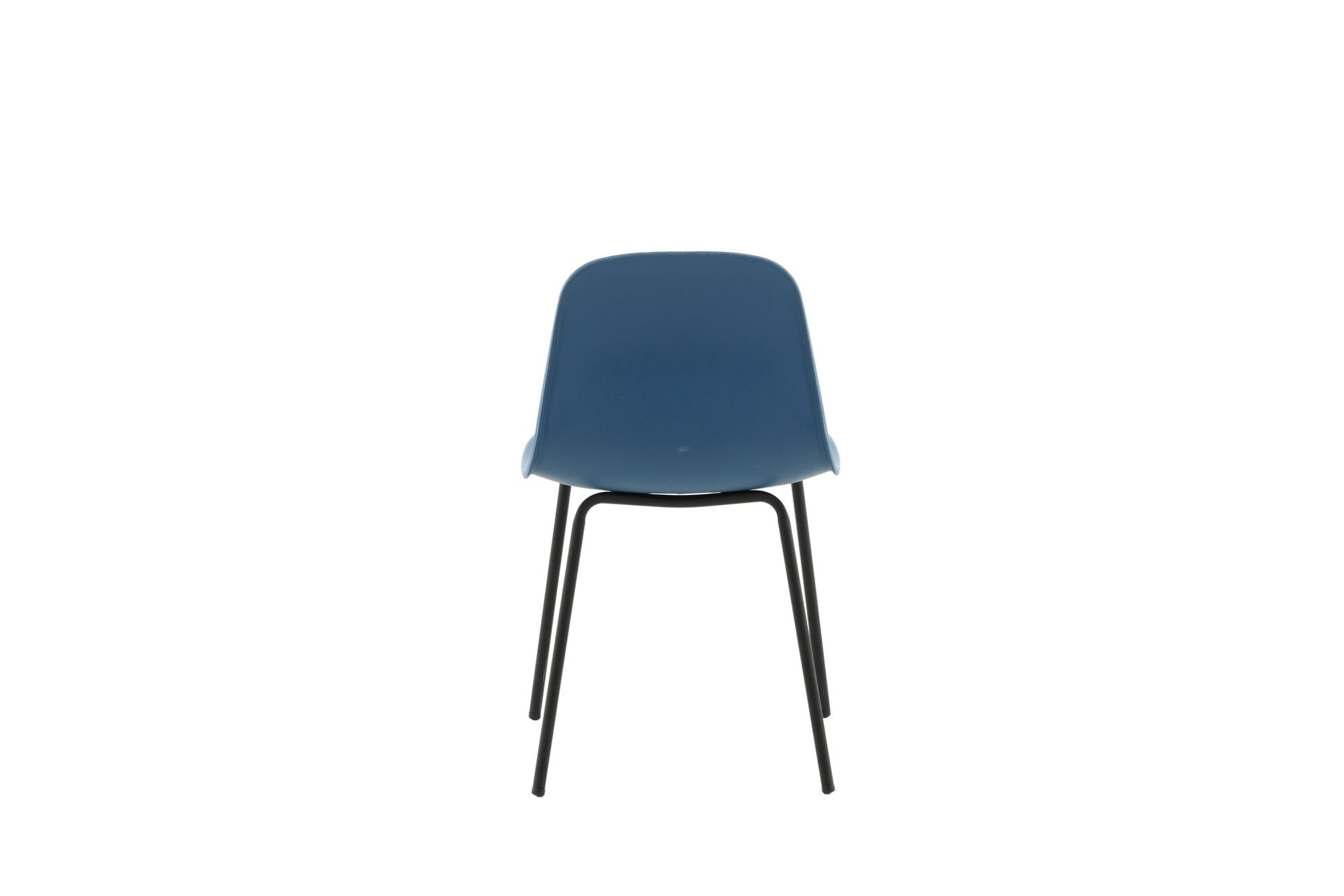 Venture Home Arctic Spisebordsstol 2-pack - Black Legs - Blue Plastic