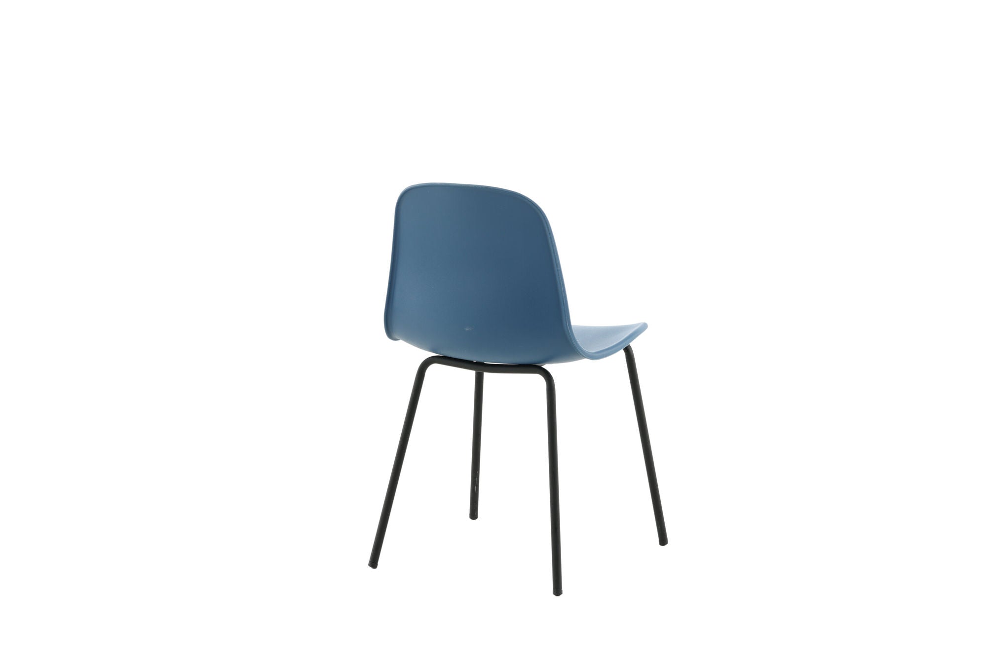 Venture Home Arctic Spisebordsstol 2-pack - Black Legs - Blue Plastic