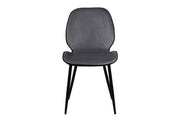 Venture Home Emma stol 2-pack - Black / Light Grey