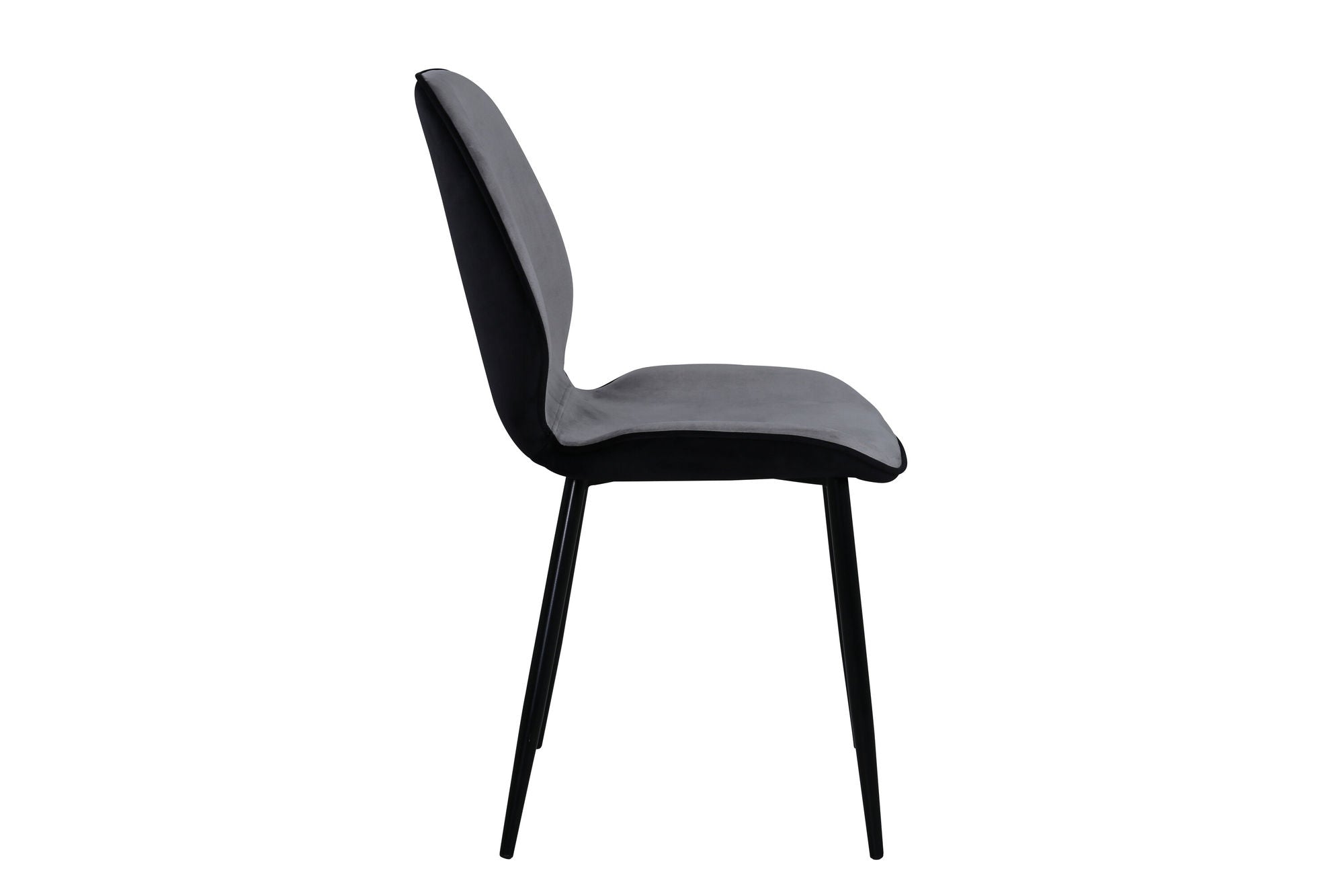 Venture Home Emma stol 2-pack - Black / Light Grey