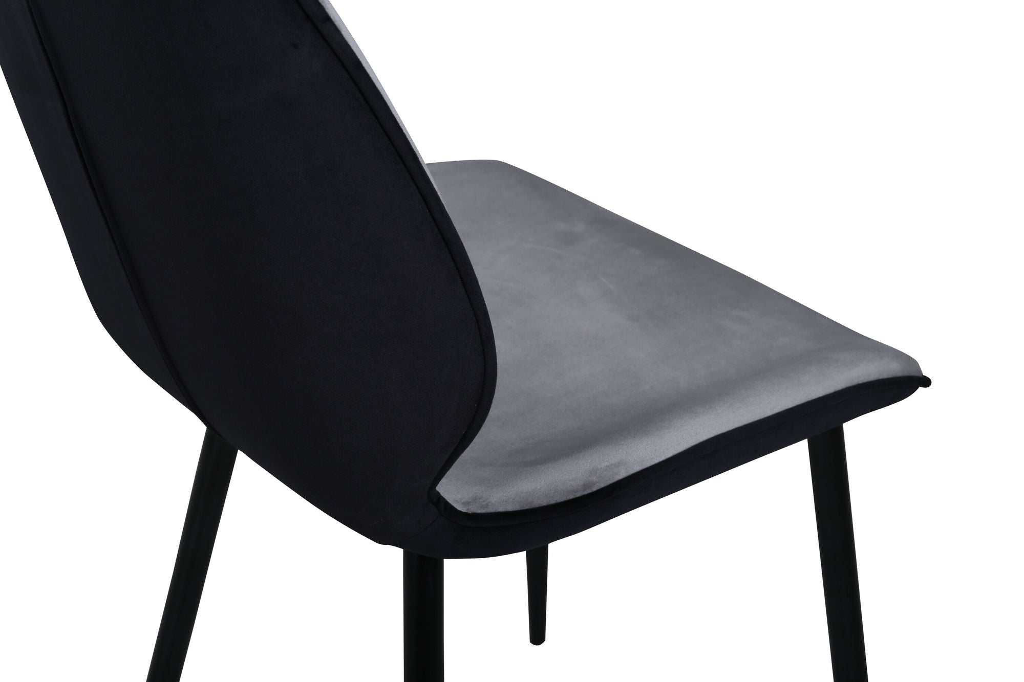 Venture Home Emma stol 2-pack - Black / Light Grey