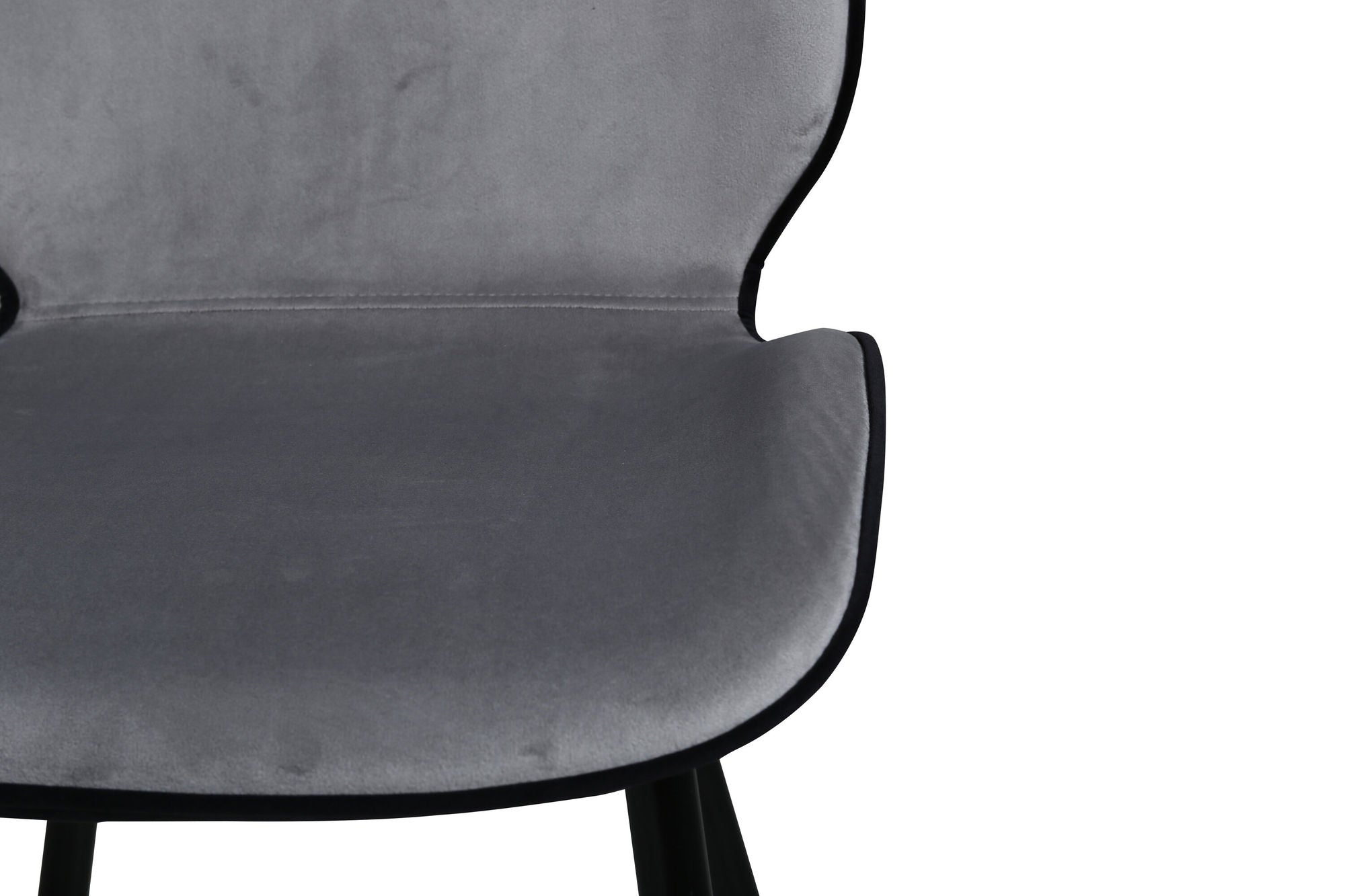 Venture Home Emma stol 2-pack - Black / Light Grey