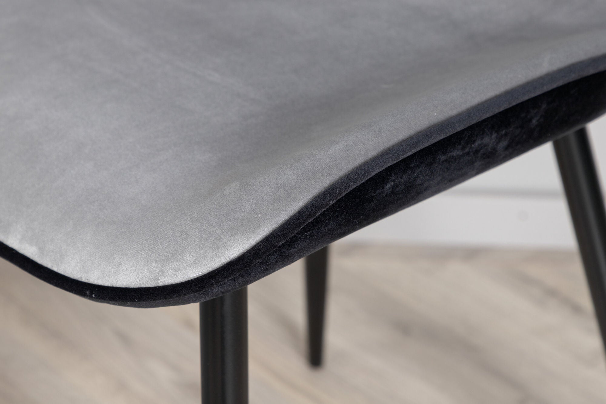 Venture Home Emma stol 2-pack - Black / Light Grey
