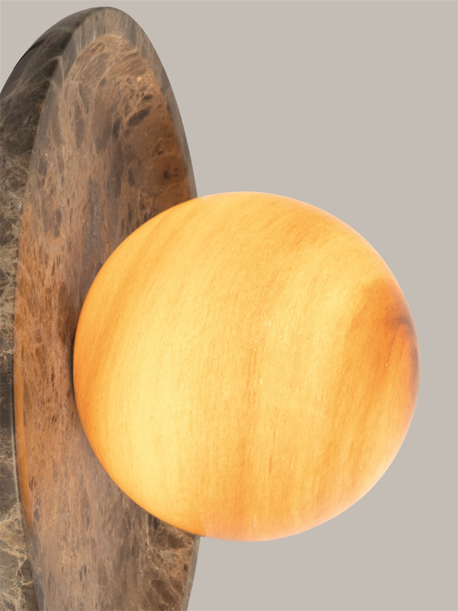 Tivoli dia.25cm disc, Brun, væglampe