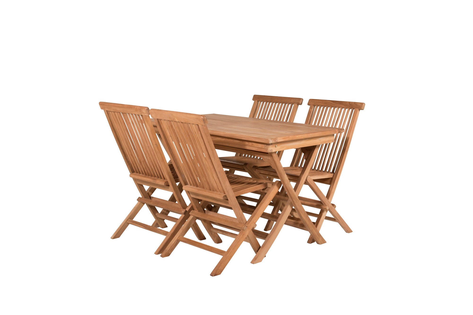 Venture Home Kenya spisebord 120*70*H75 - Teak+Kenya Folding stol w/o Armrest - Teak_4