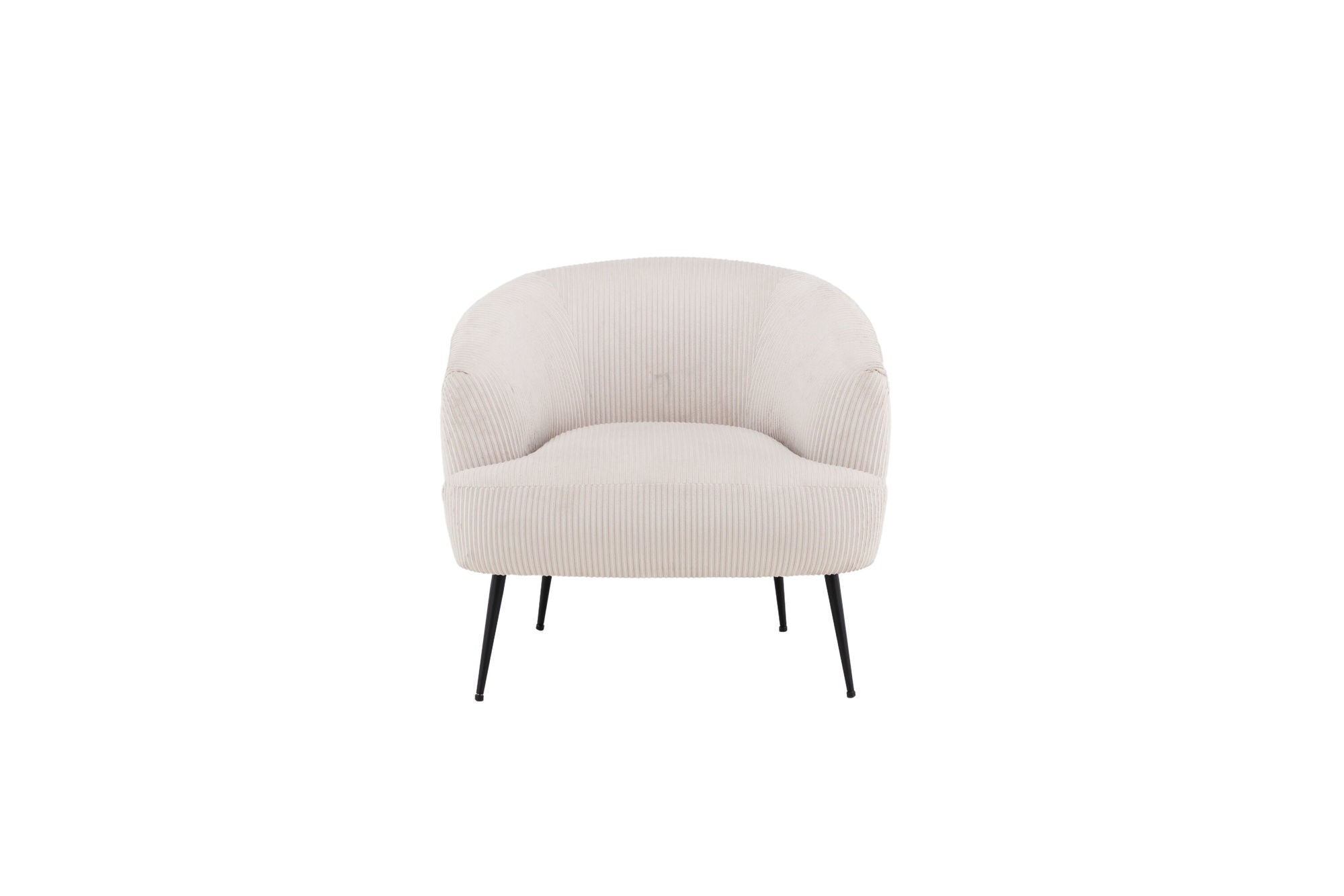 Venture Home Derry Single Sofa - Black / White Corduroy