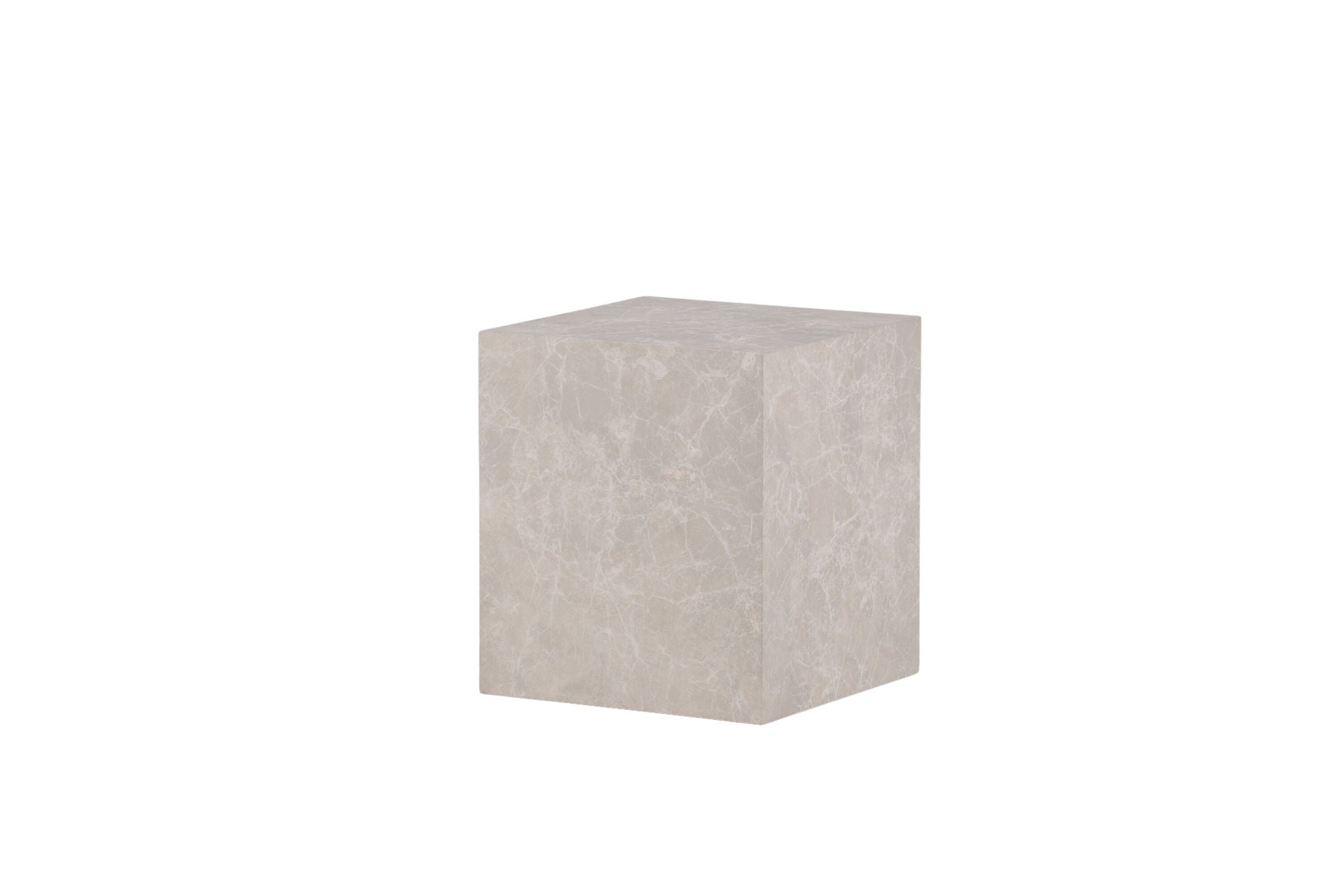 Venture Home York High Sofa bord - Beige / Marble look MDF