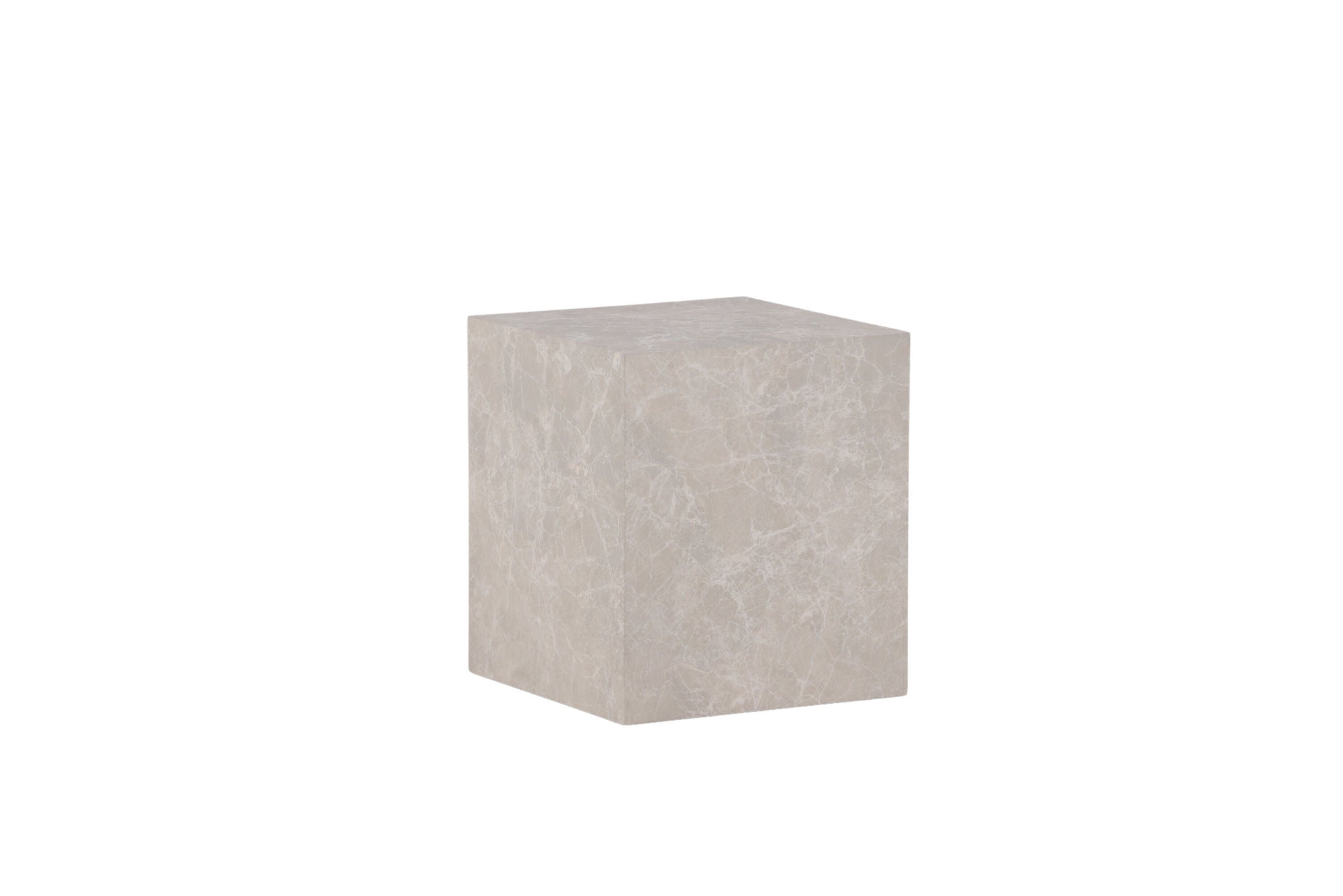 Venture Home York High Sofa bord - Beige / Marble look MDF