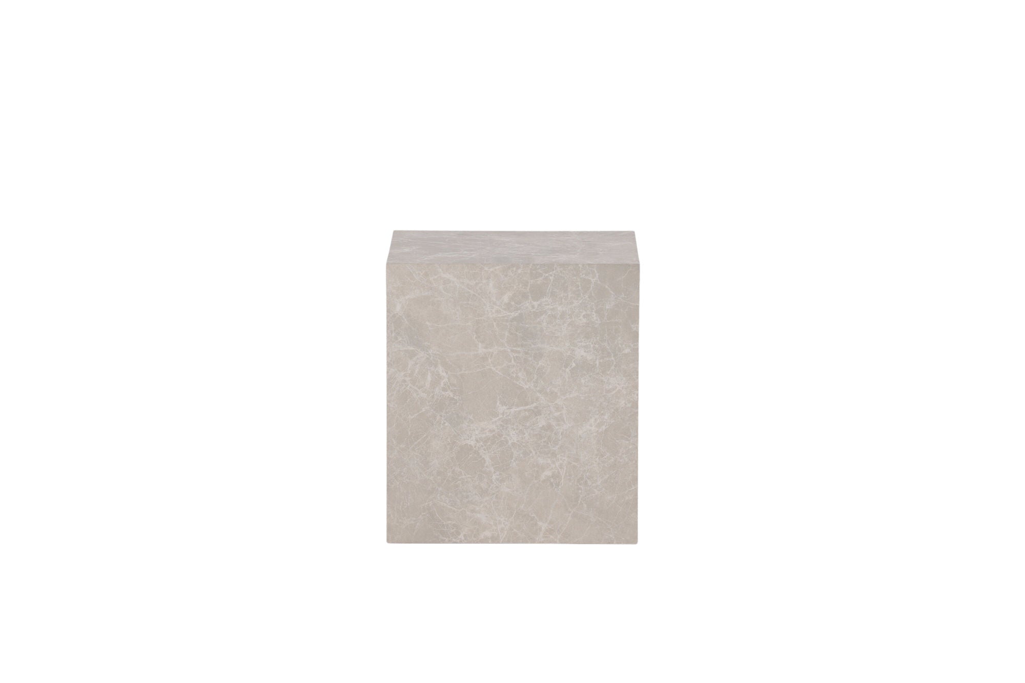 Venture Home York High Sofa bord - Beige / Marble look MDF