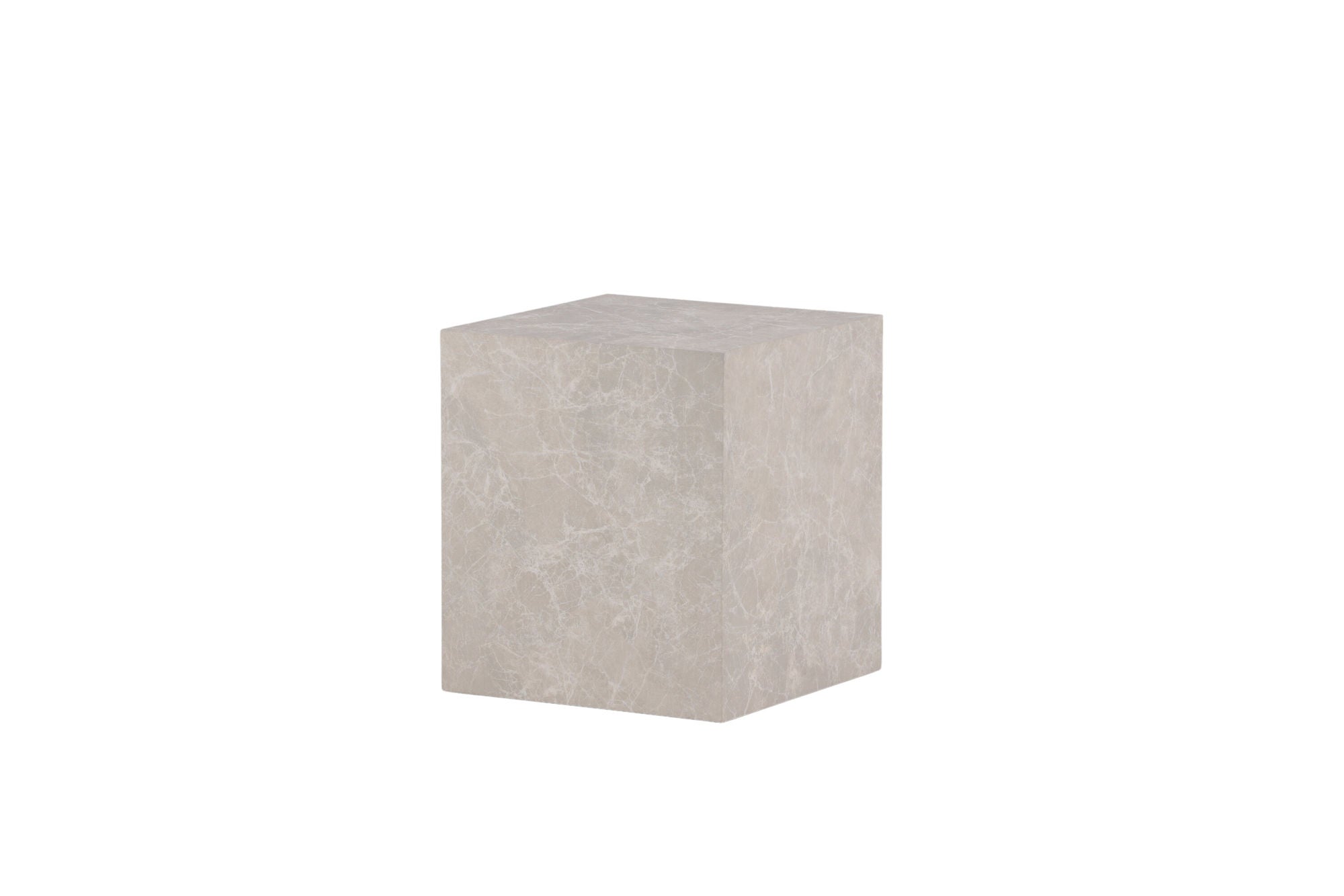 Venture Home York High Sofa bord - Beige / Marble look MDF