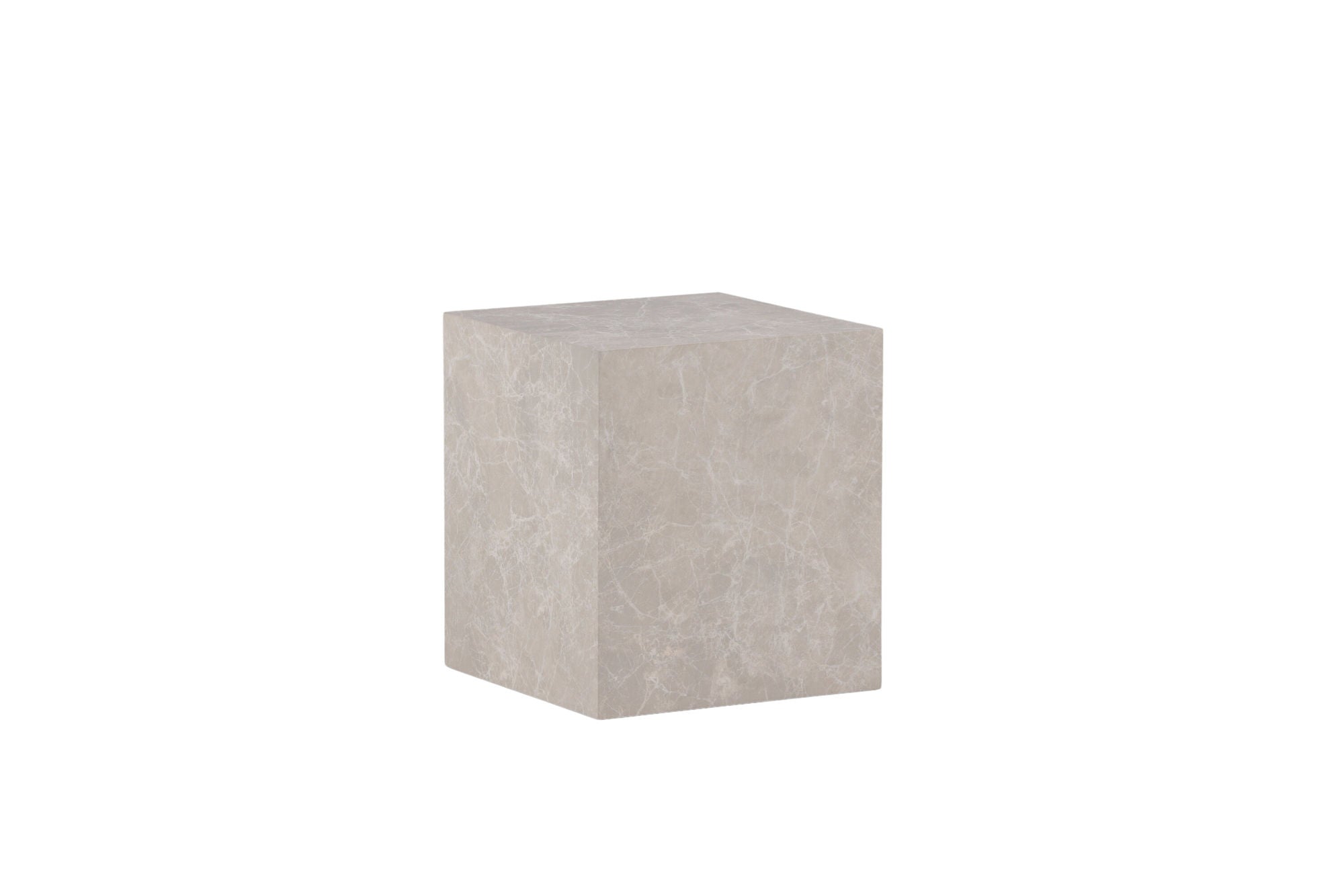 Venture Home York High Sofa bord - Beige / Marble look MDF