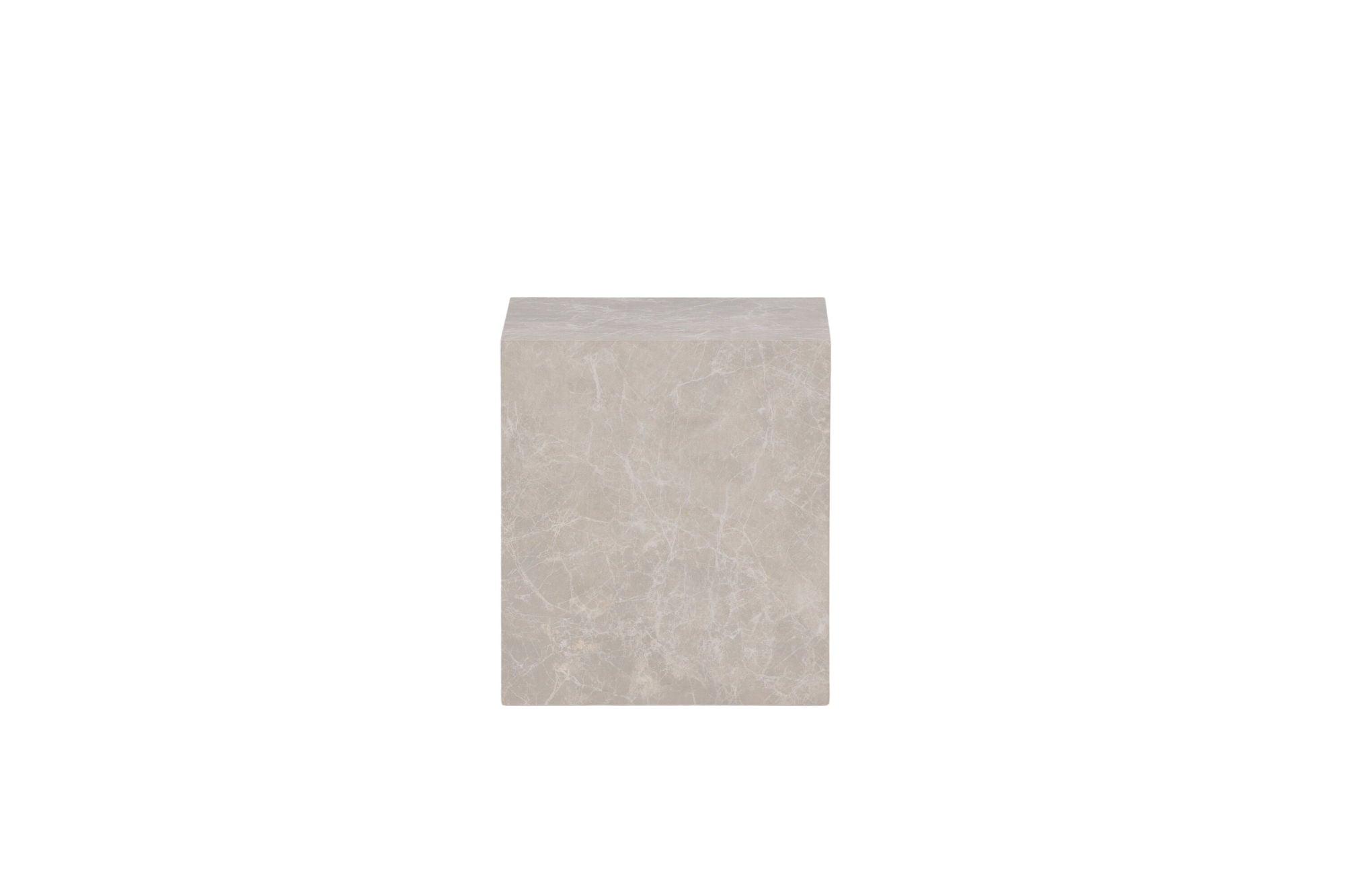Venture Home York High Sofa bord - Beige / Marble look MDF