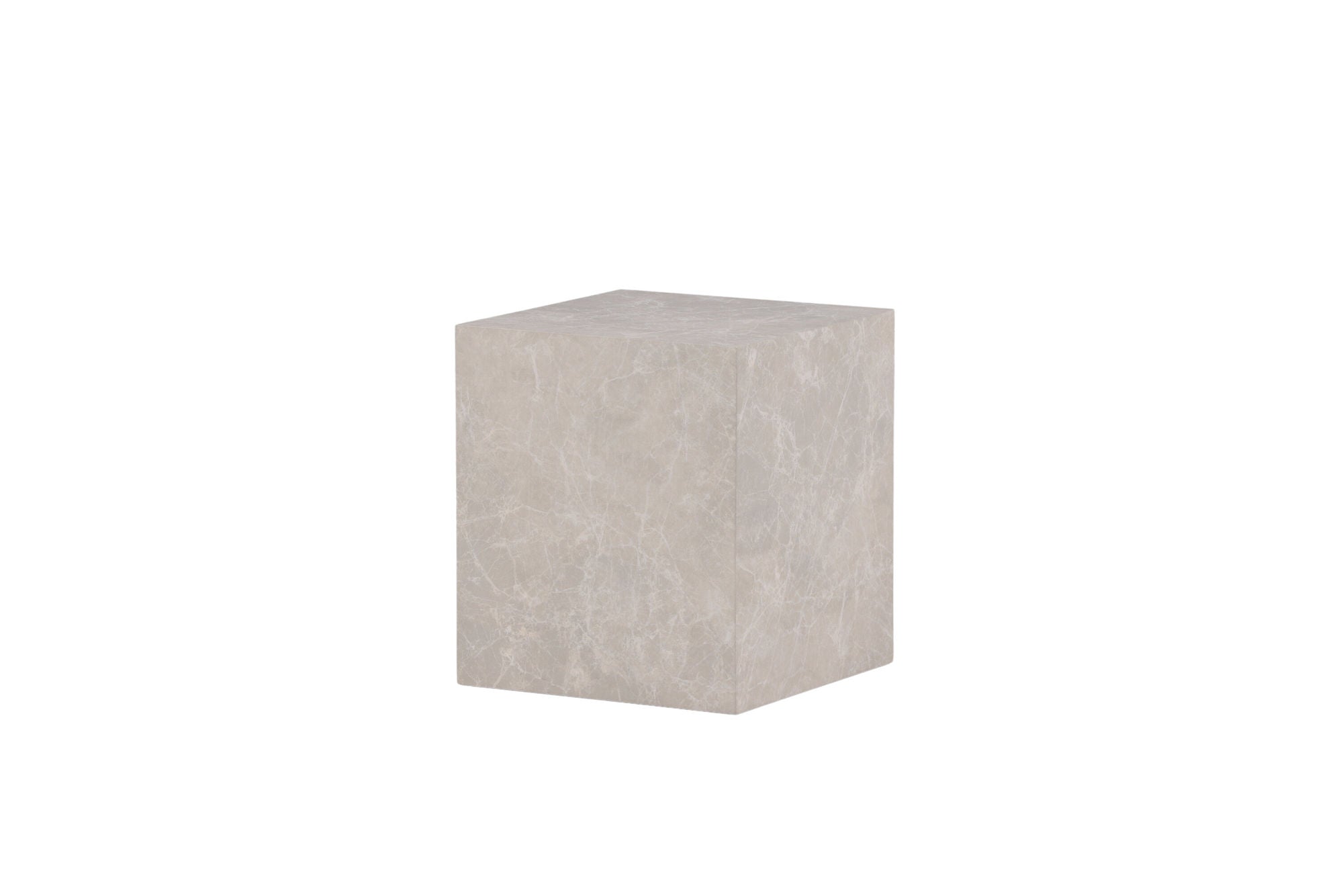Venture Home York High Sofa bord - Beige / Marble look MDF
