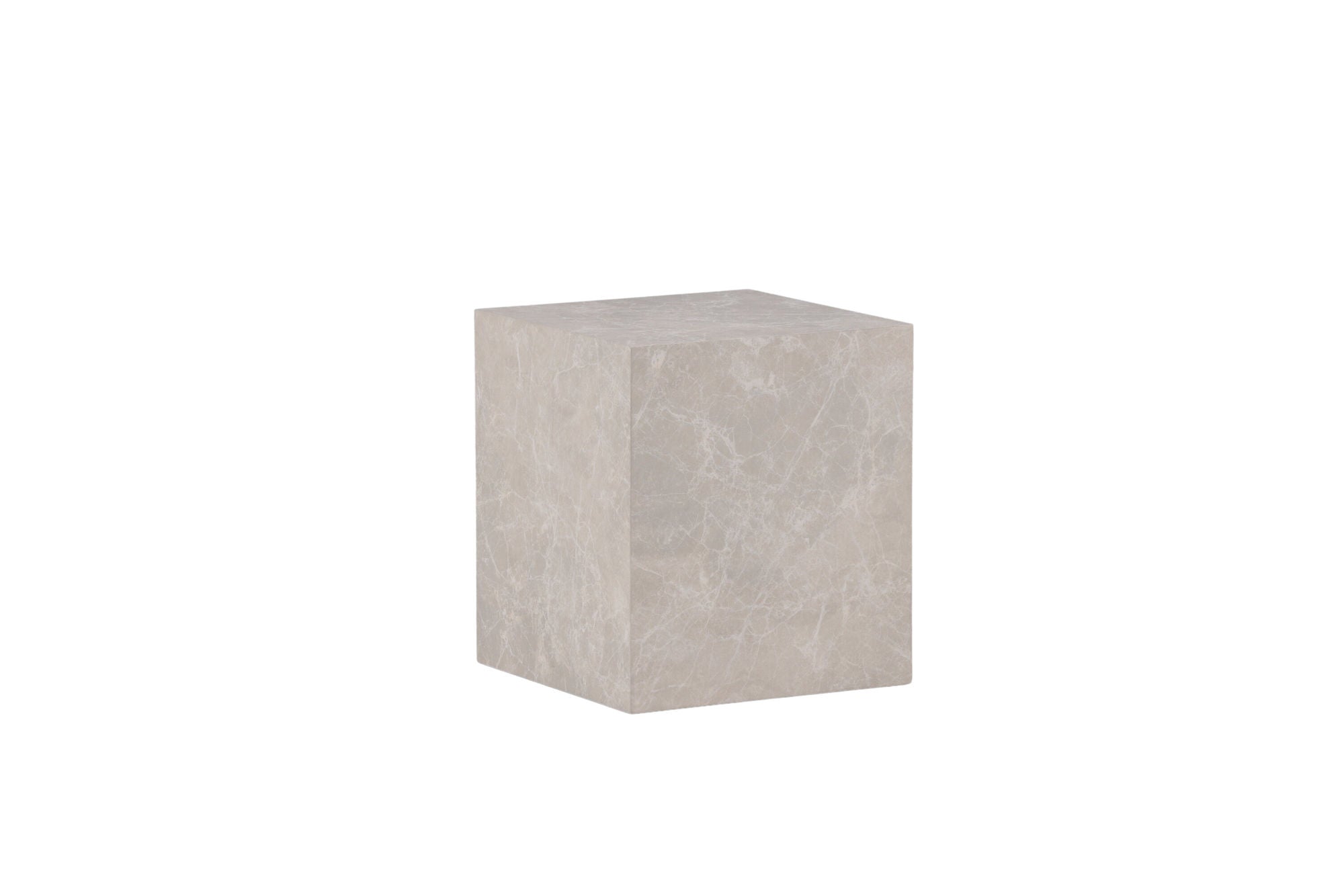 Venture Home York High Sofa bord - Beige / Marble look MDF