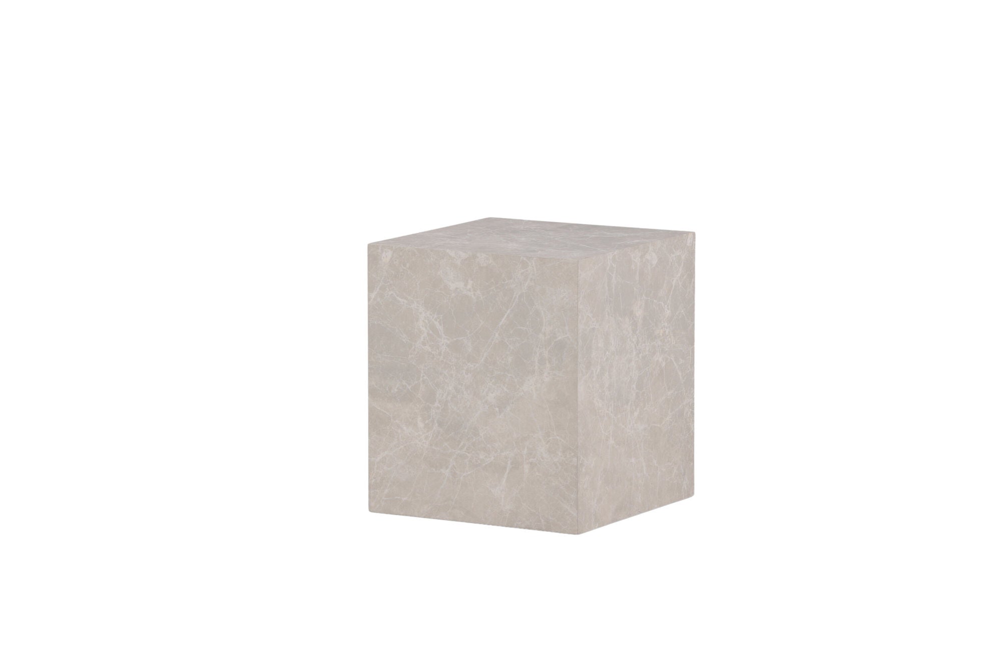 Venture Home York High Sofa bord - Beige / Marble look MDF