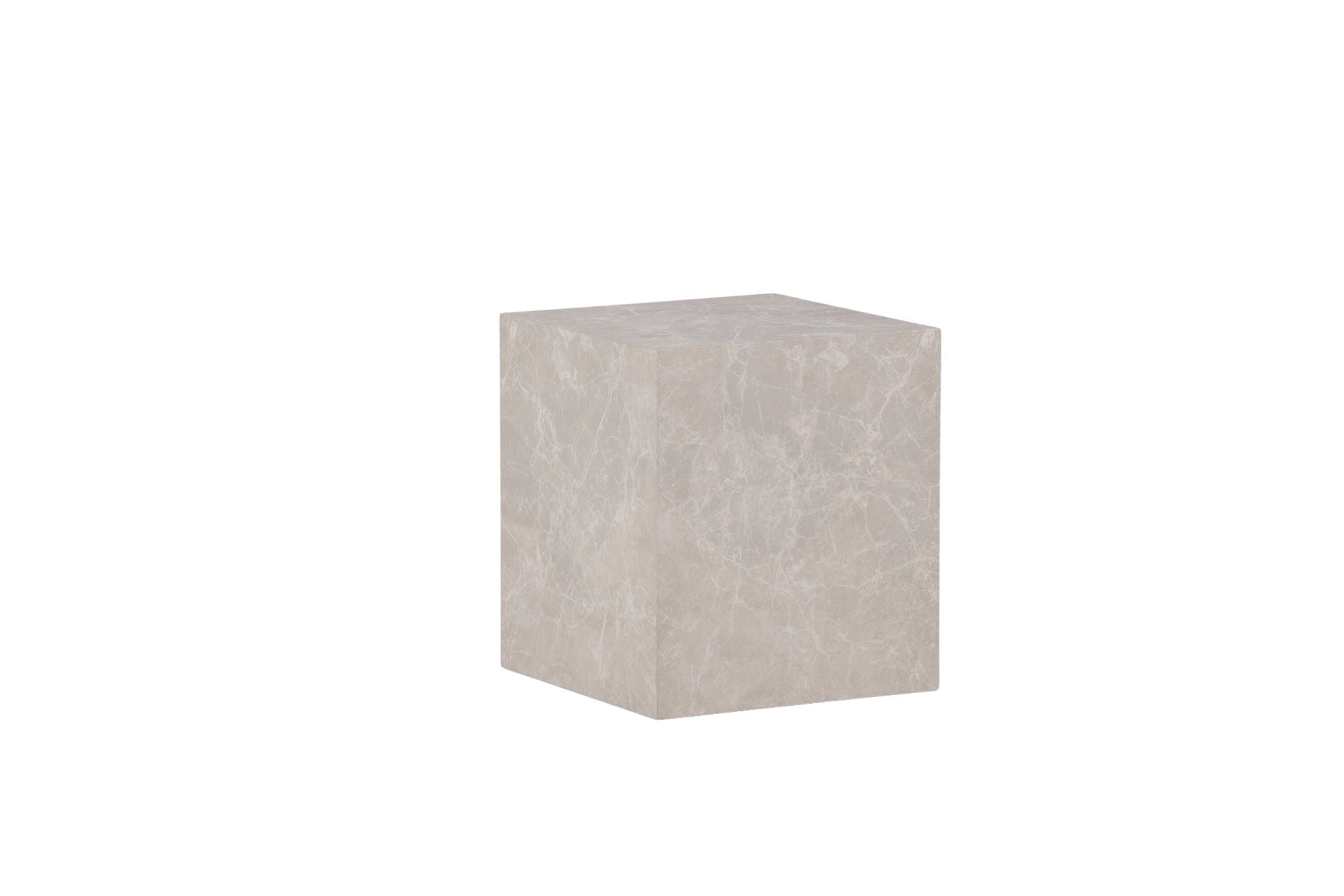 Venture Home York High Sofa bord - Beige / Marble look MDF