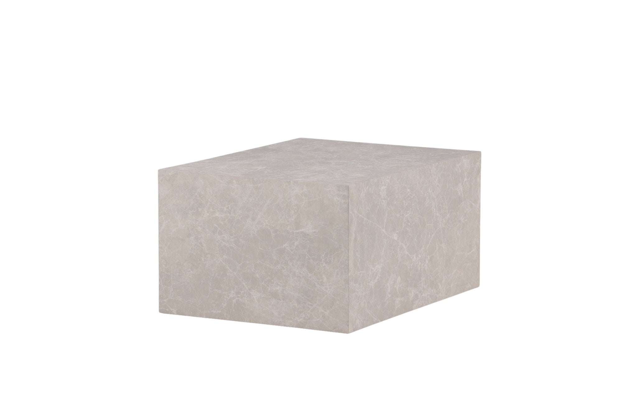 Venture Home York Low Sofa bord - Beige / Marble look MDF