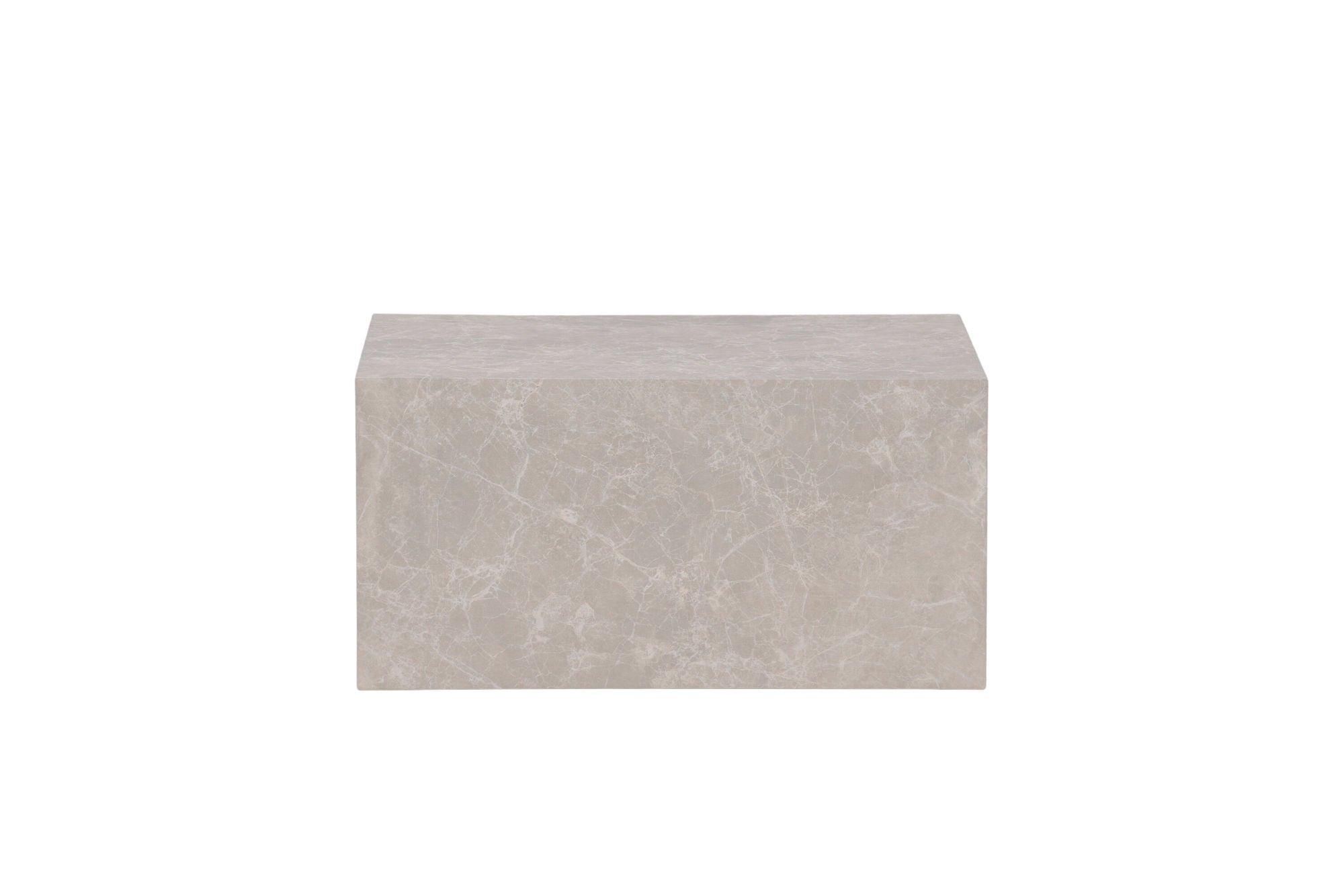 Venture Home York Low Sofa bord - Beige / Marble look MDF