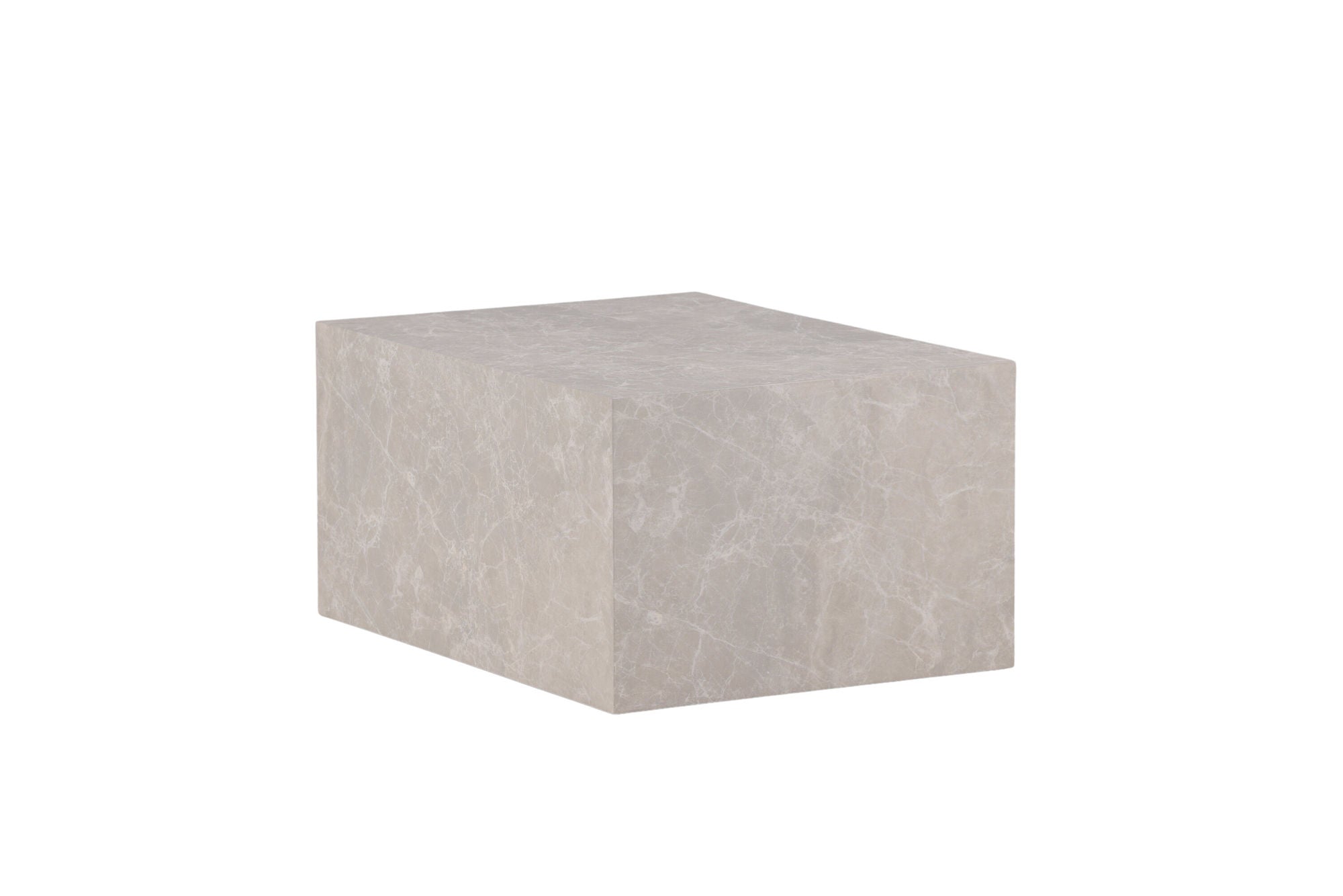 Venture Home York Low Sofa bord - Beige / Marble look MDF