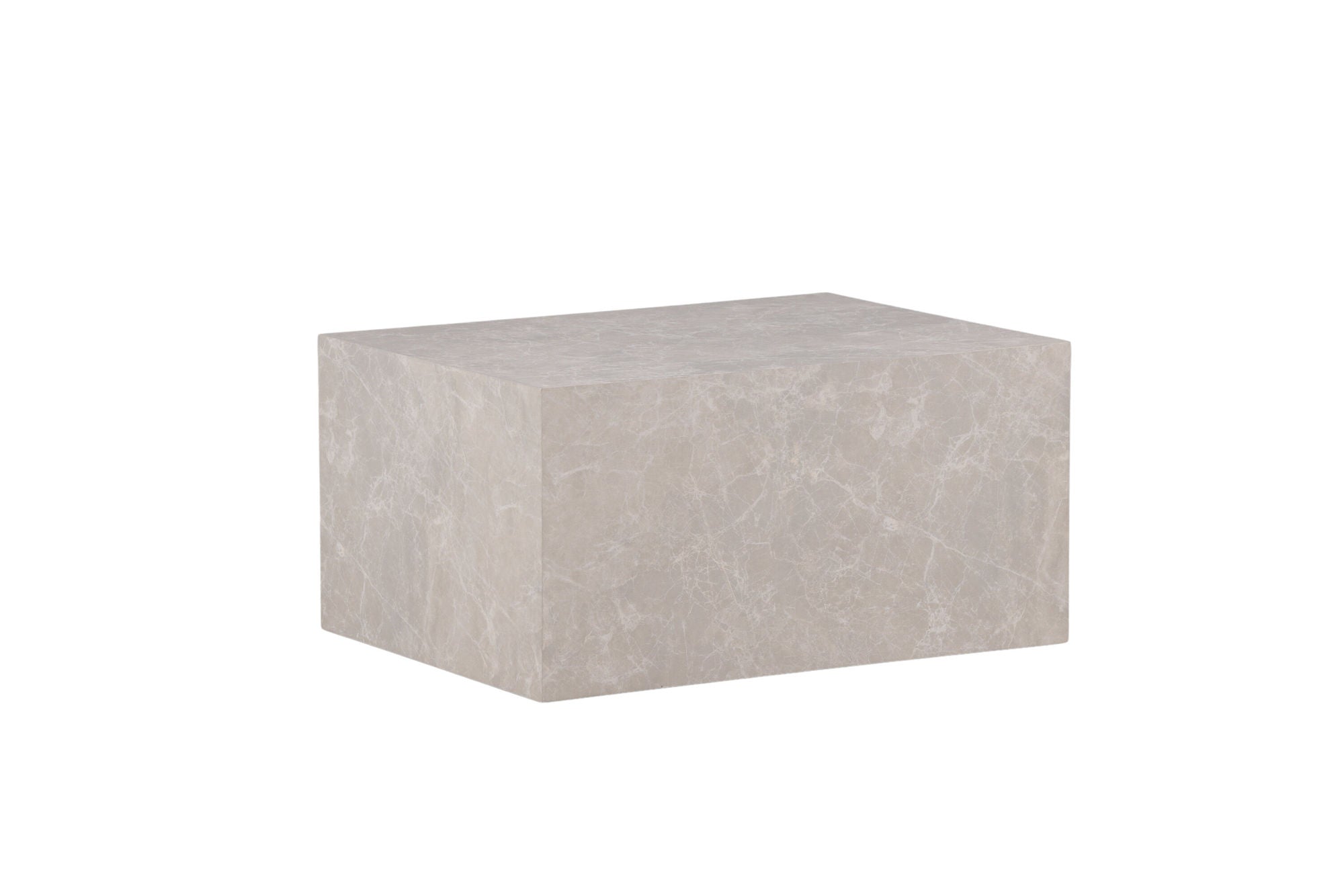 Venture Home York Low Sofa bord - Beige / Marble look MDF