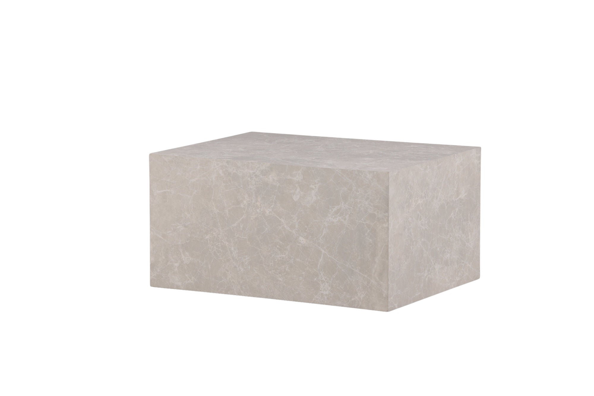 Venture Home York Low Sofa bord - Beige / Marble look MDF