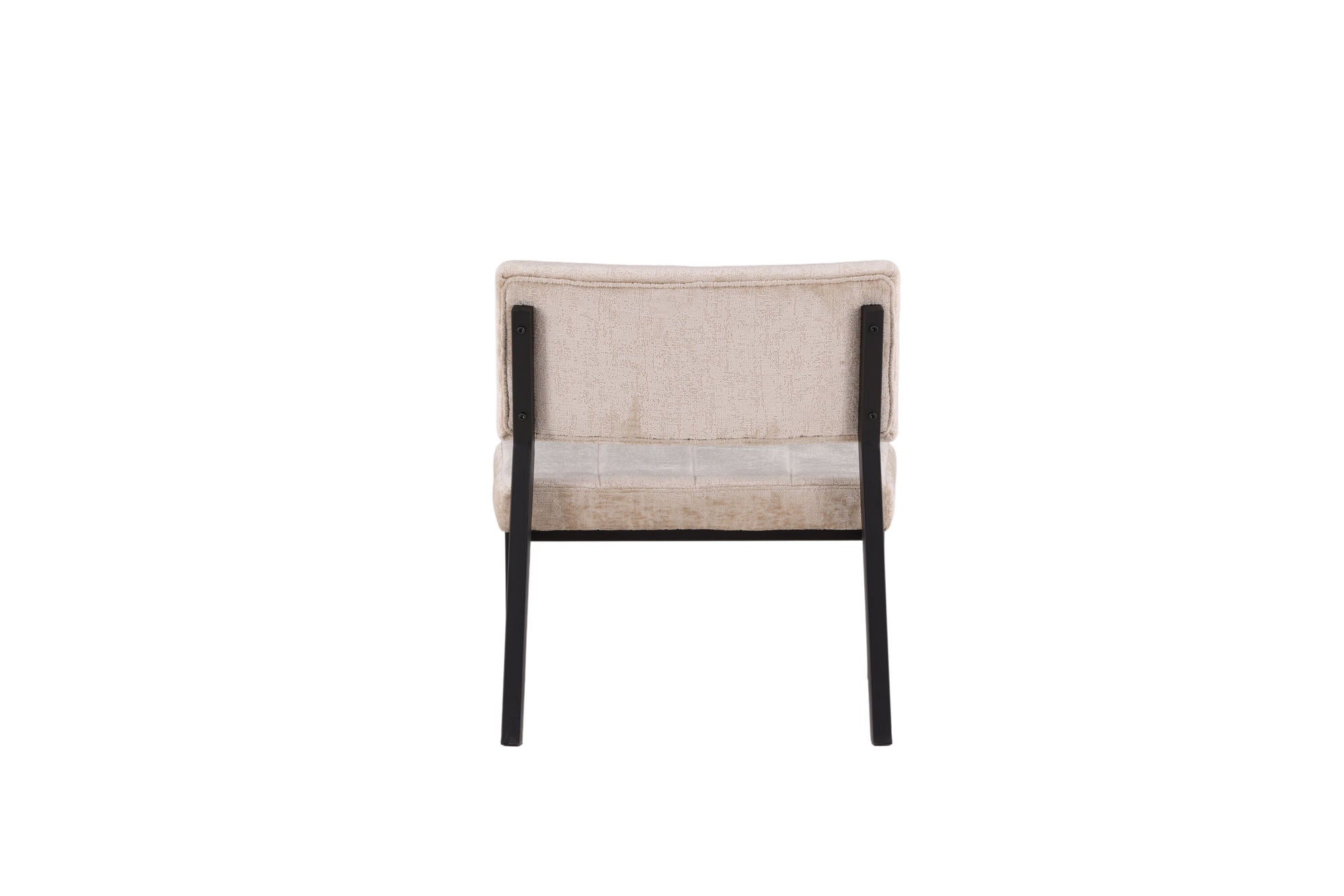 Venture Home Monett Single Sofa 2-pack - Black / Beige Velvet