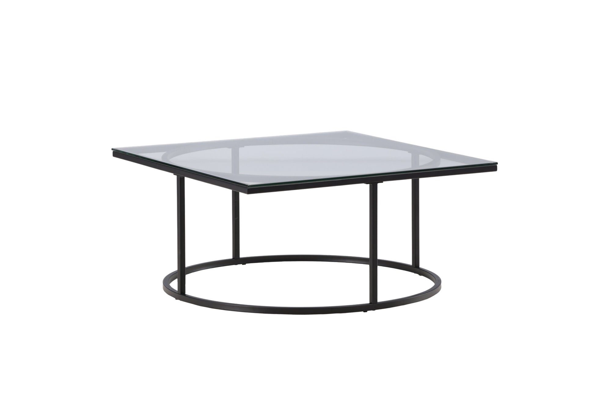 Furniture Fashion Skanör Sofa bord - Black / Clear glass