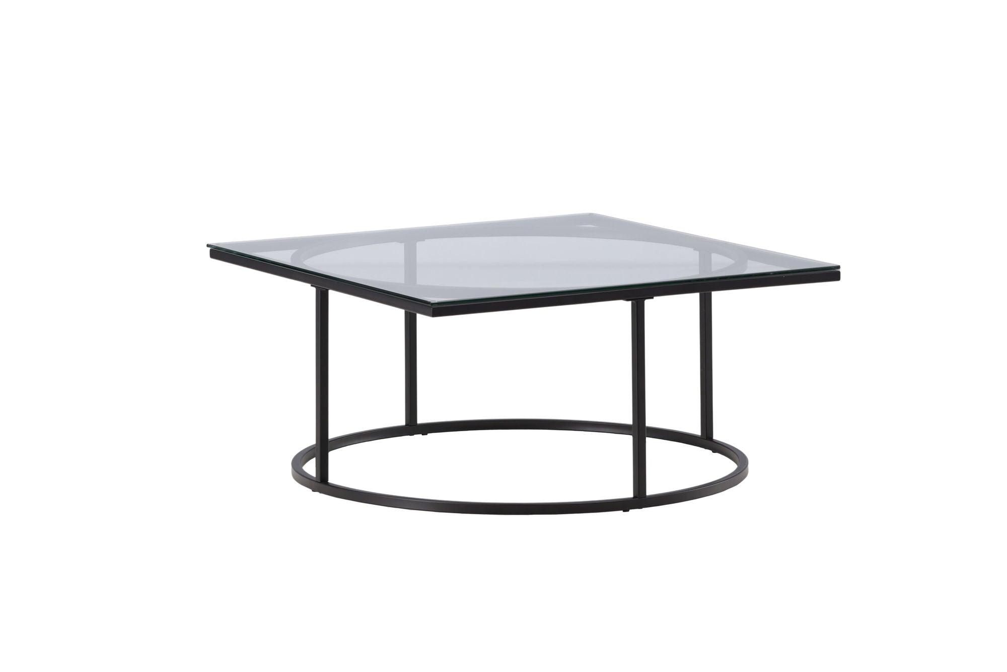Furniture Fashion Skanör Sofa bord - Black / Clear glass