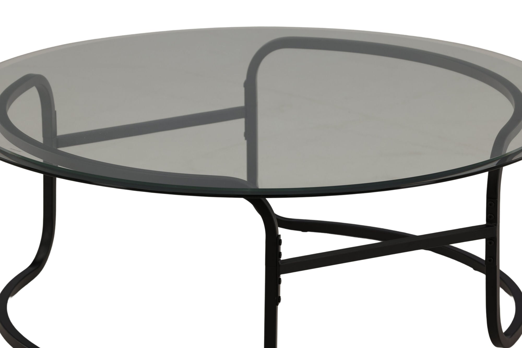 Furniture Fashion Lomma Sofa bord - Black / Clear glass