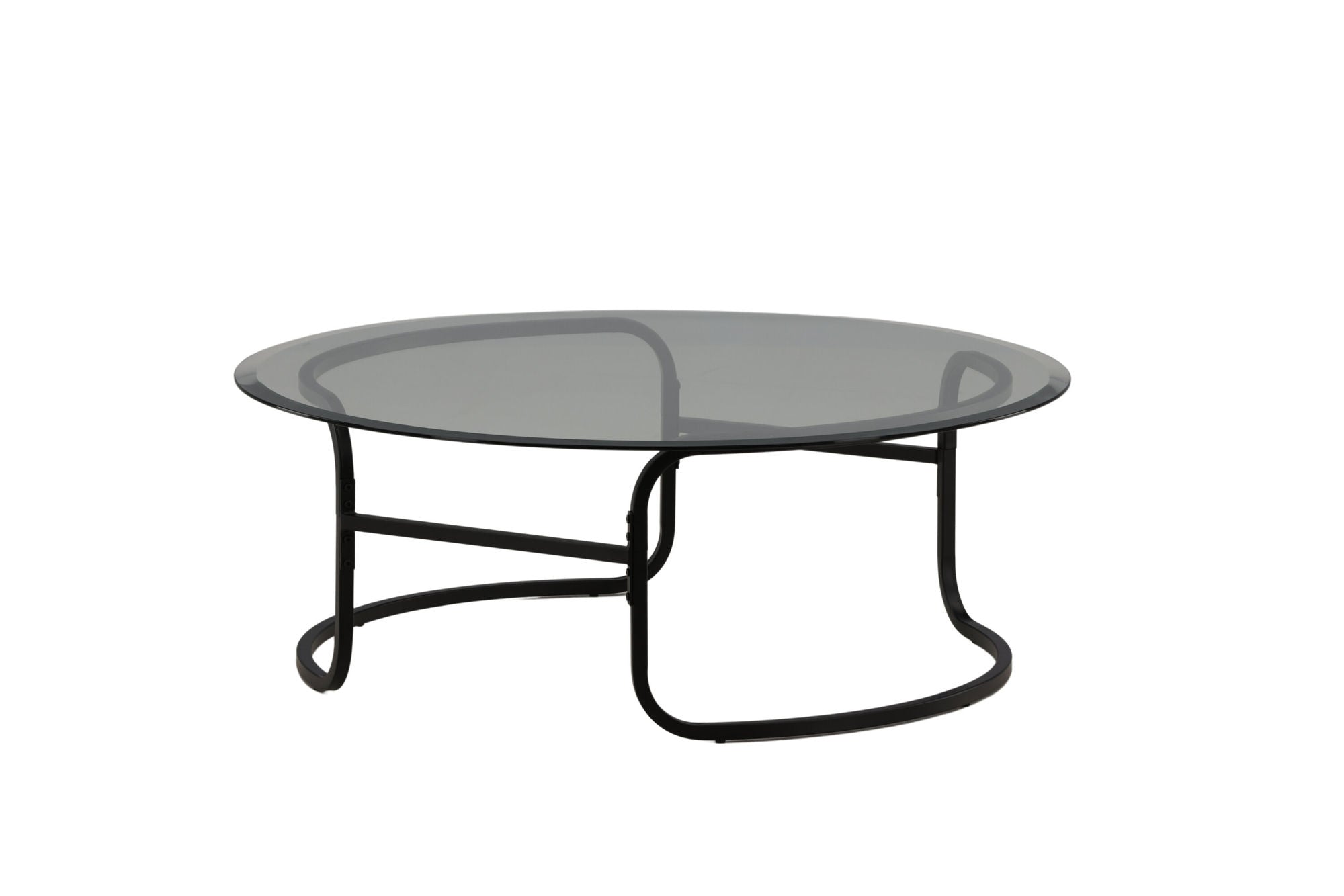 Furniture Fashion Lomma Sofa bord - Black / Clear glass