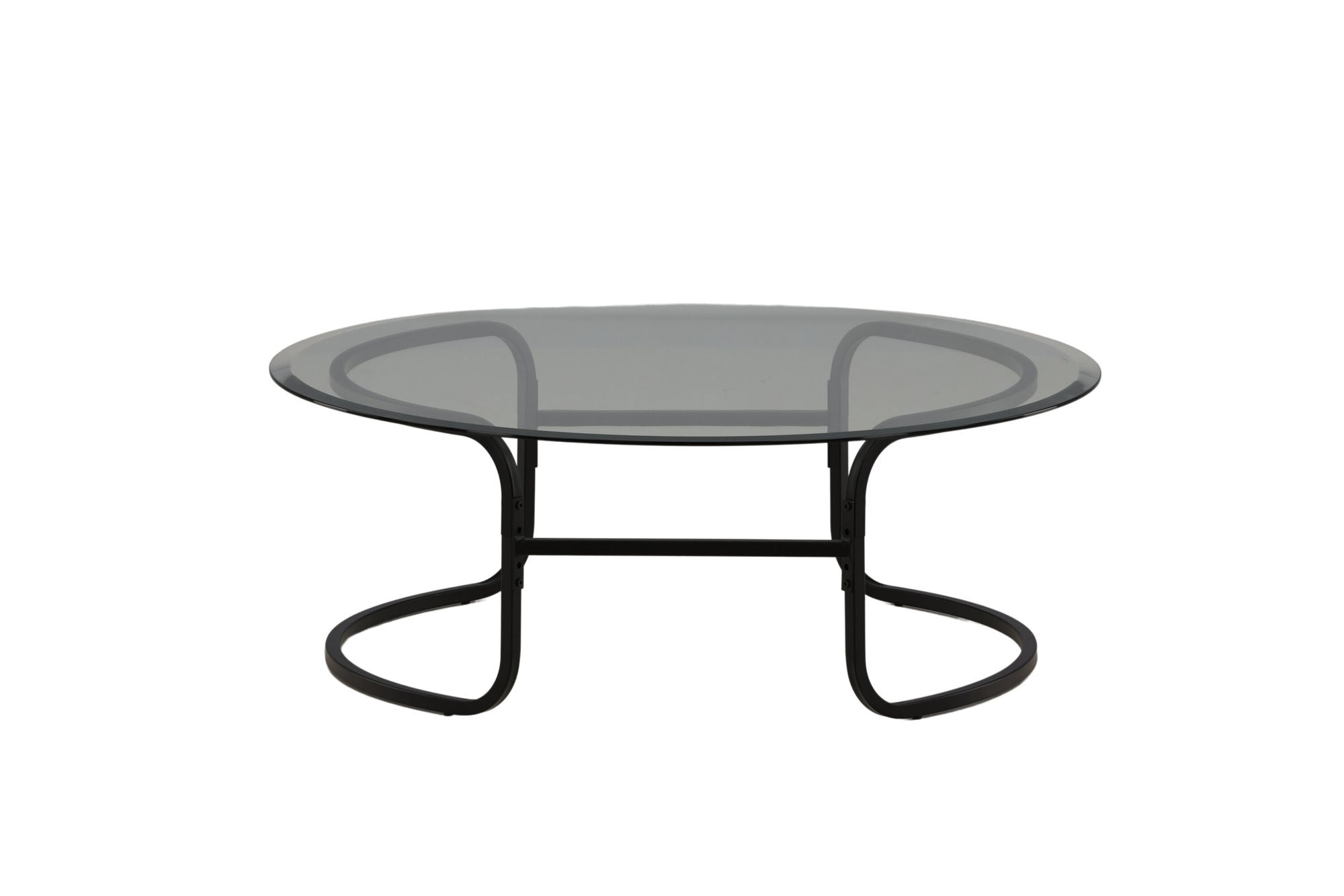 Furniture Fashion Lomma Sofa bord - Black / Clear glass