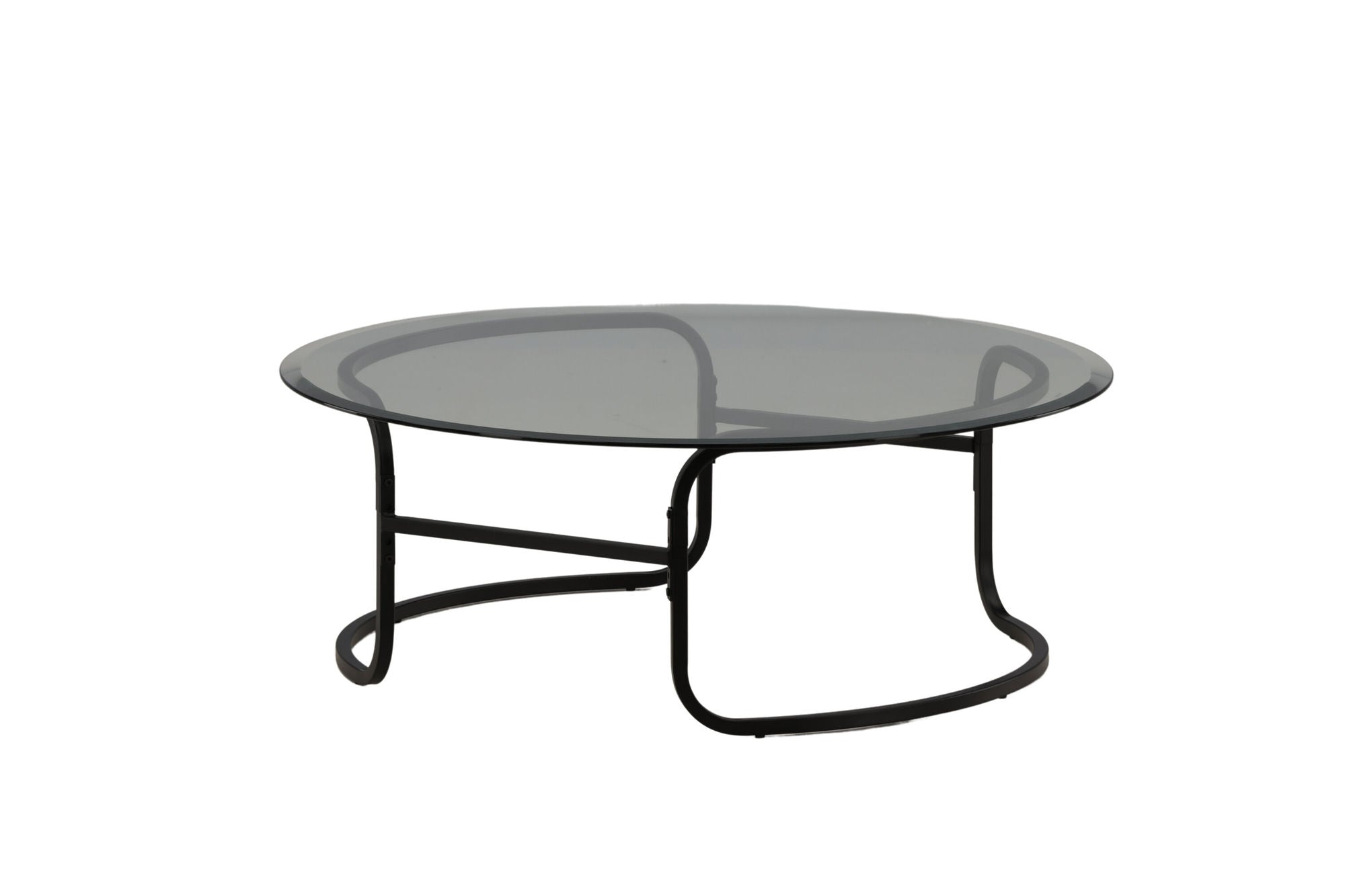Furniture Fashion Lomma Sofa bord - Black / Clear glass