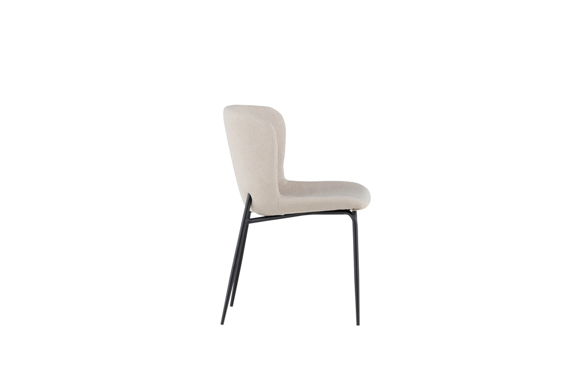 Venture Home Modesto Spisebordsstol 2-pack - Black / Beige Boucle