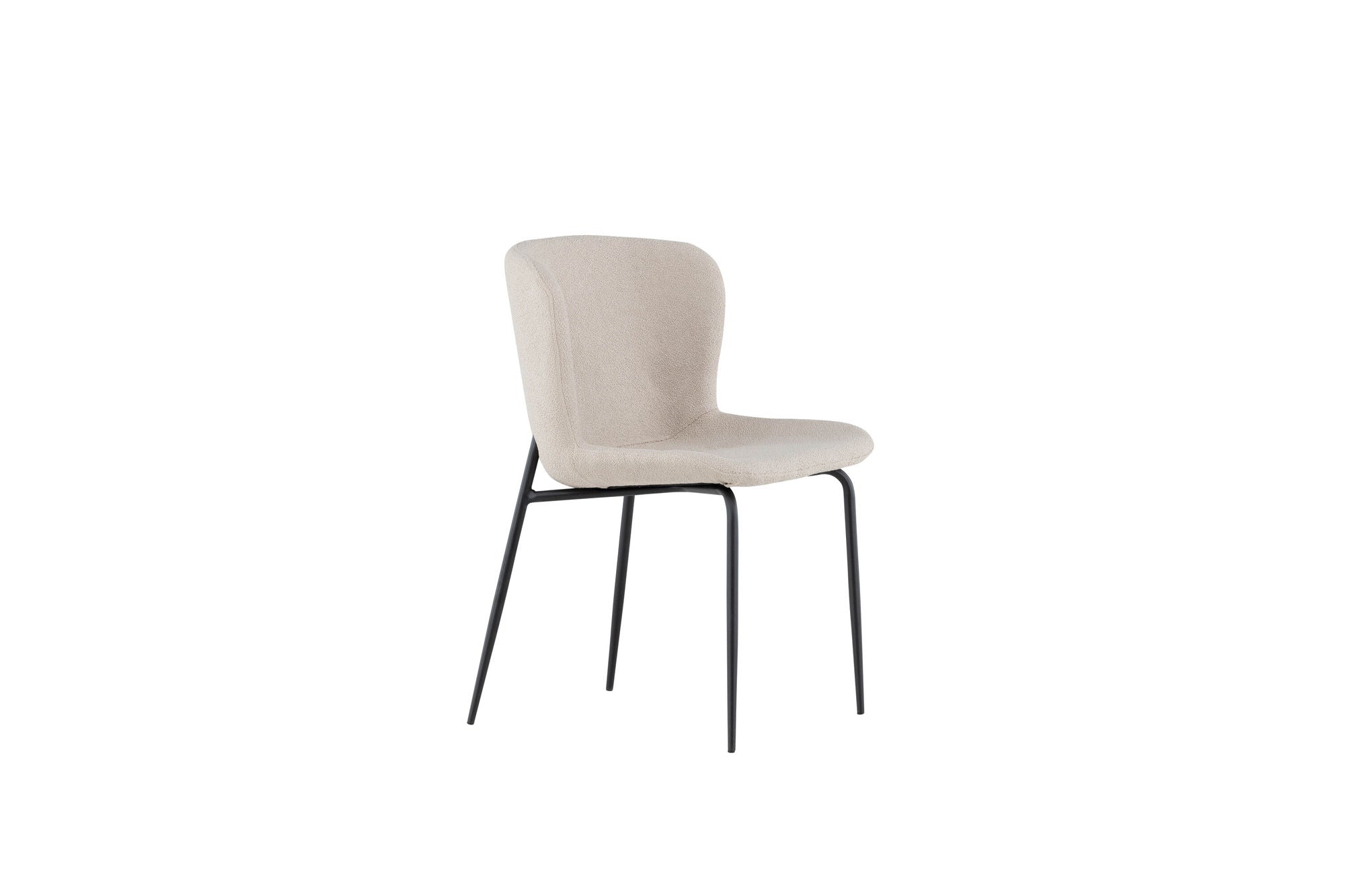 Venture Home Modesto Spisebordsstol 2-pack - Black / Beige Boucle