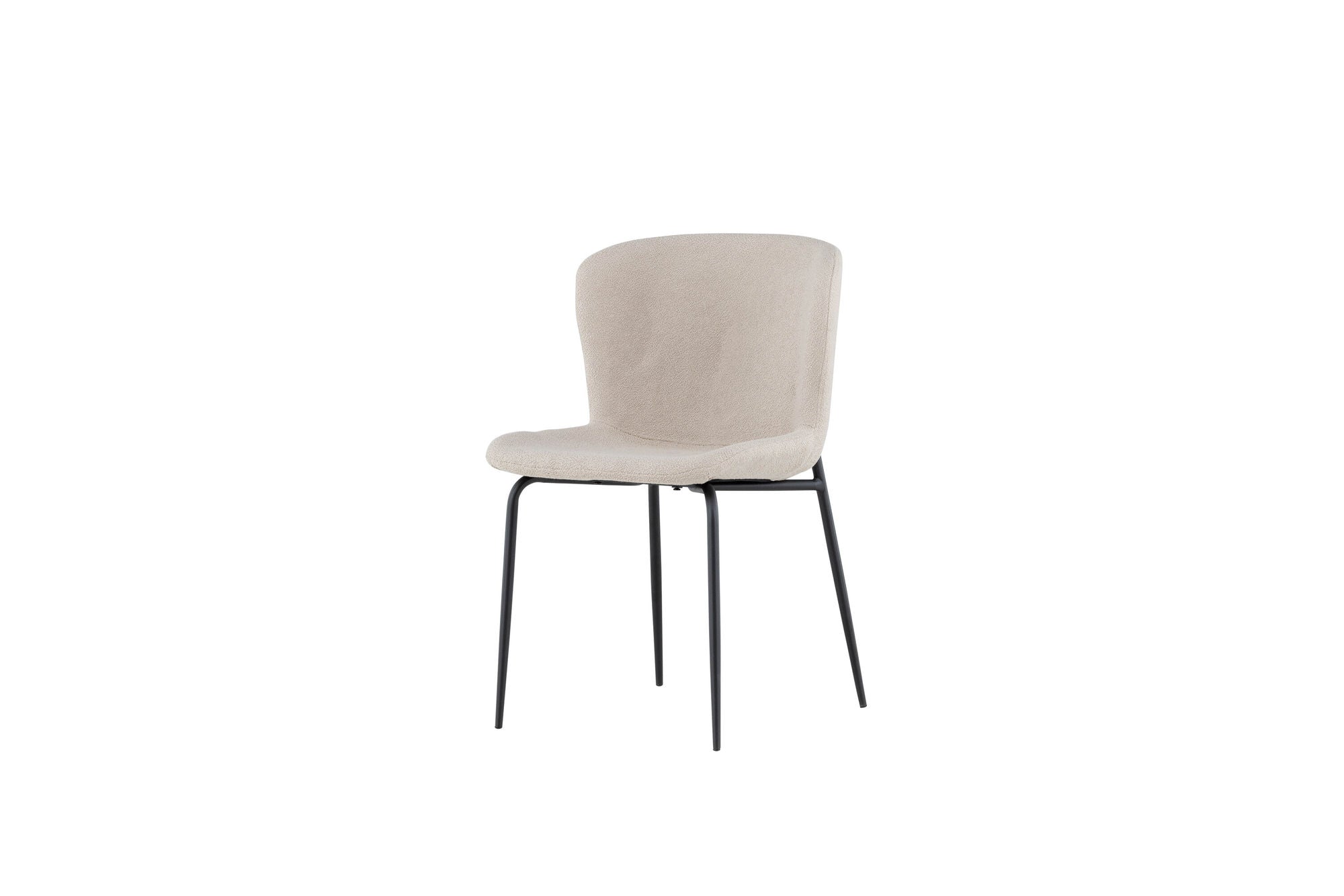 Venture Home Modesto Spisebordsstol 2-pack - Black / Beige Boucle