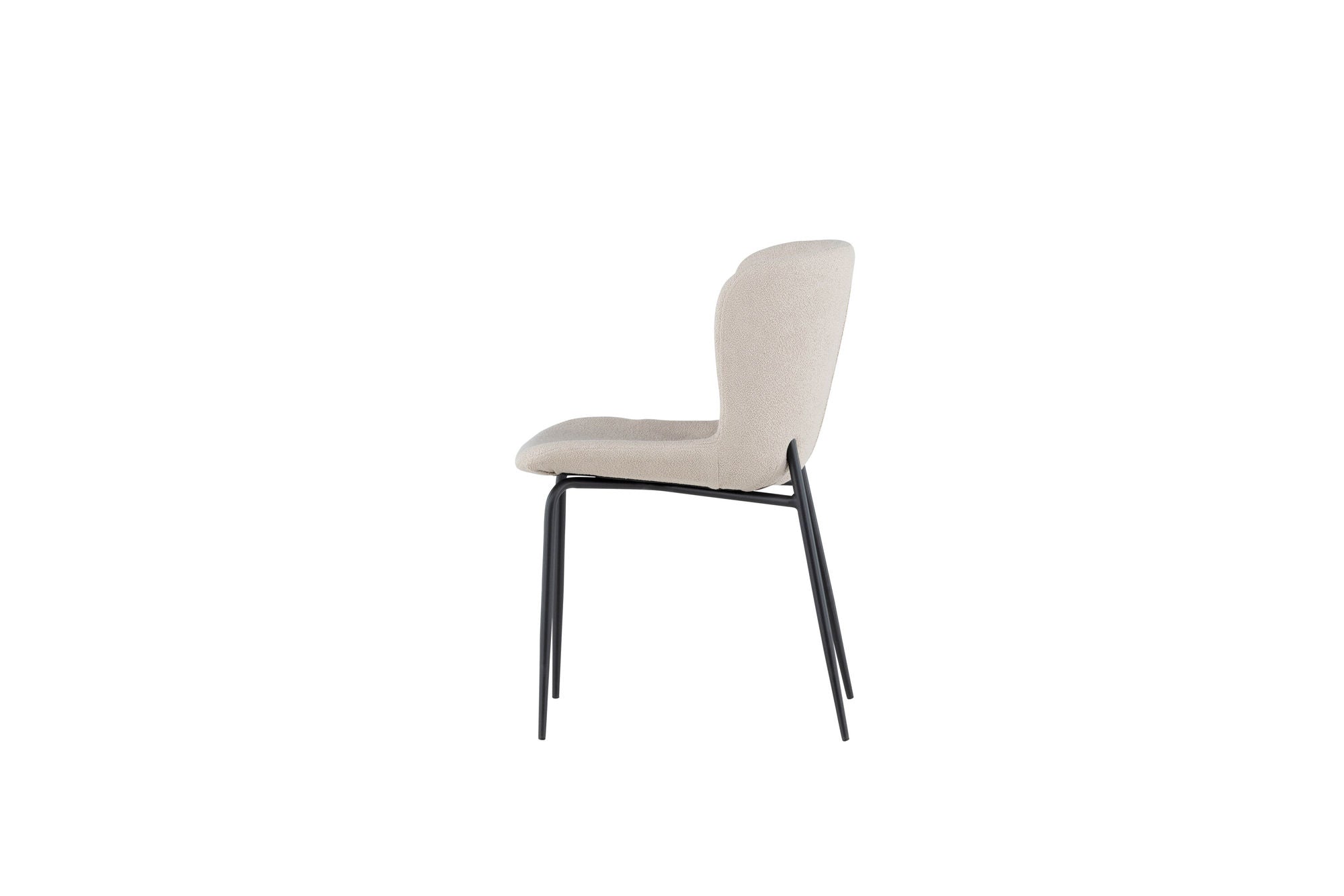 Venture Home Modesto Spisebordsstol 2-pack - Black / Beige Boucle