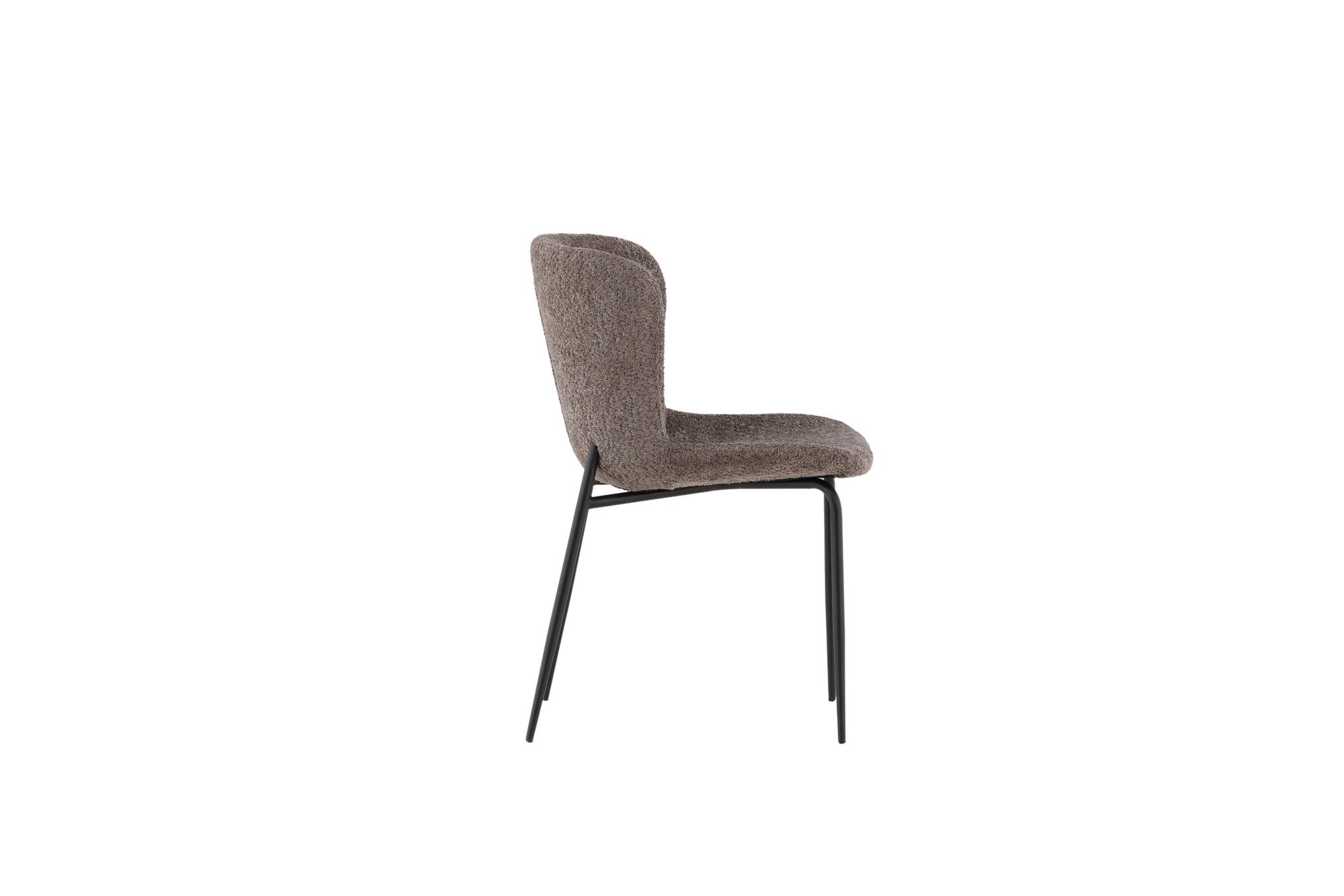 Venture Home Modesto Spisebordsstol 2-pack - Black / Brown Boucle