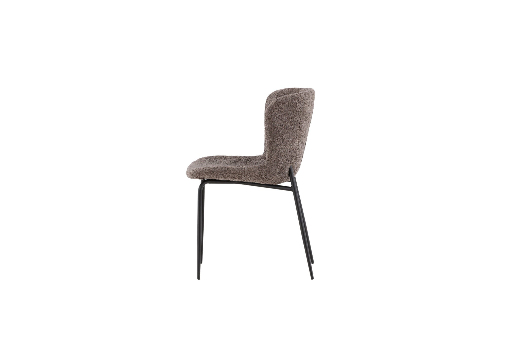 Venture Home Modesto Spisebordsstol 2-pack - Black / Brown Boucle