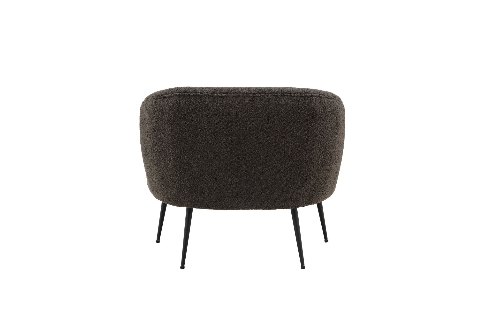 Venture Home Derry Single Sofa - Black / Black Boucle