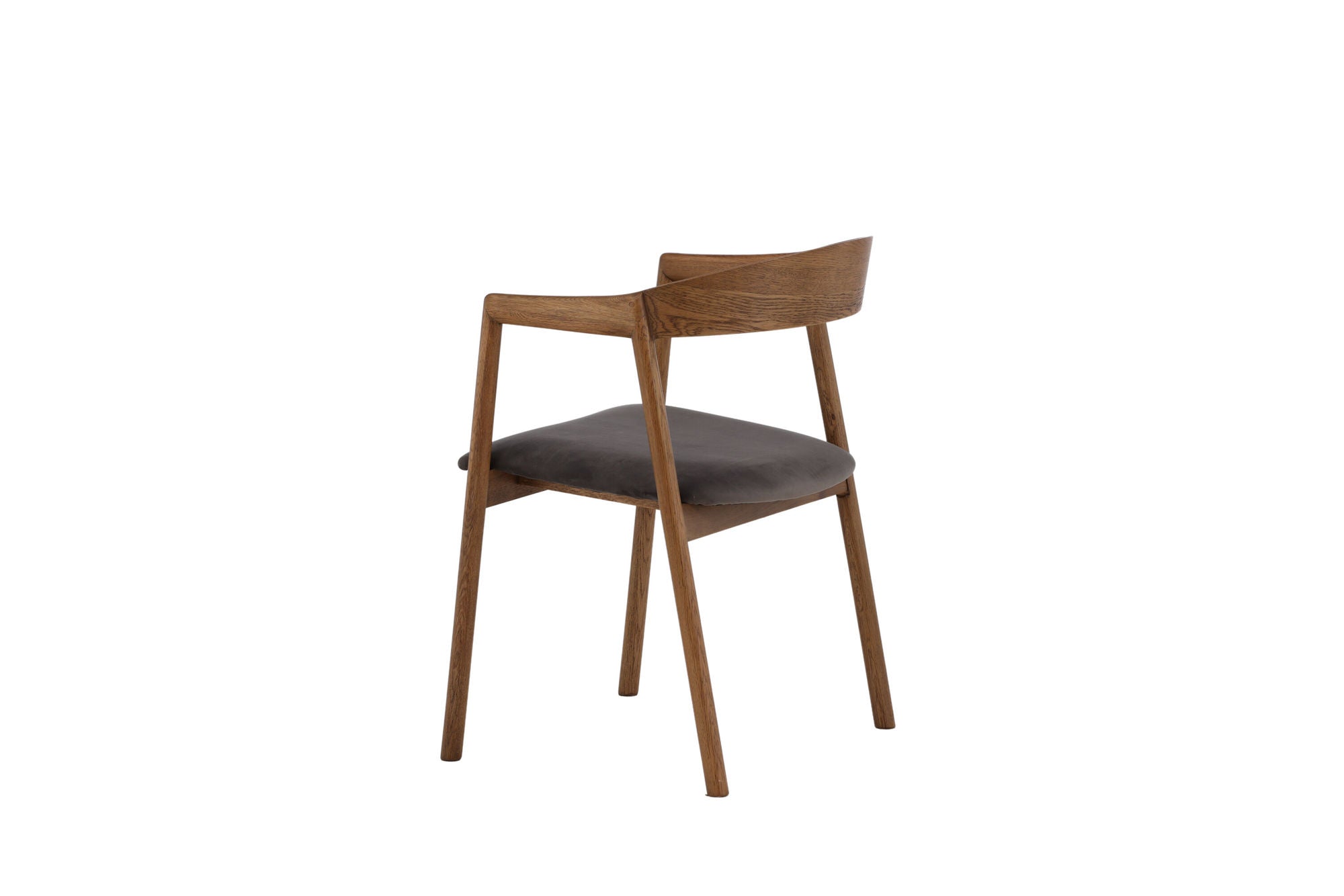 Vind Långön Spisebordsstol 2-pack - Natural / Brown Fabric
