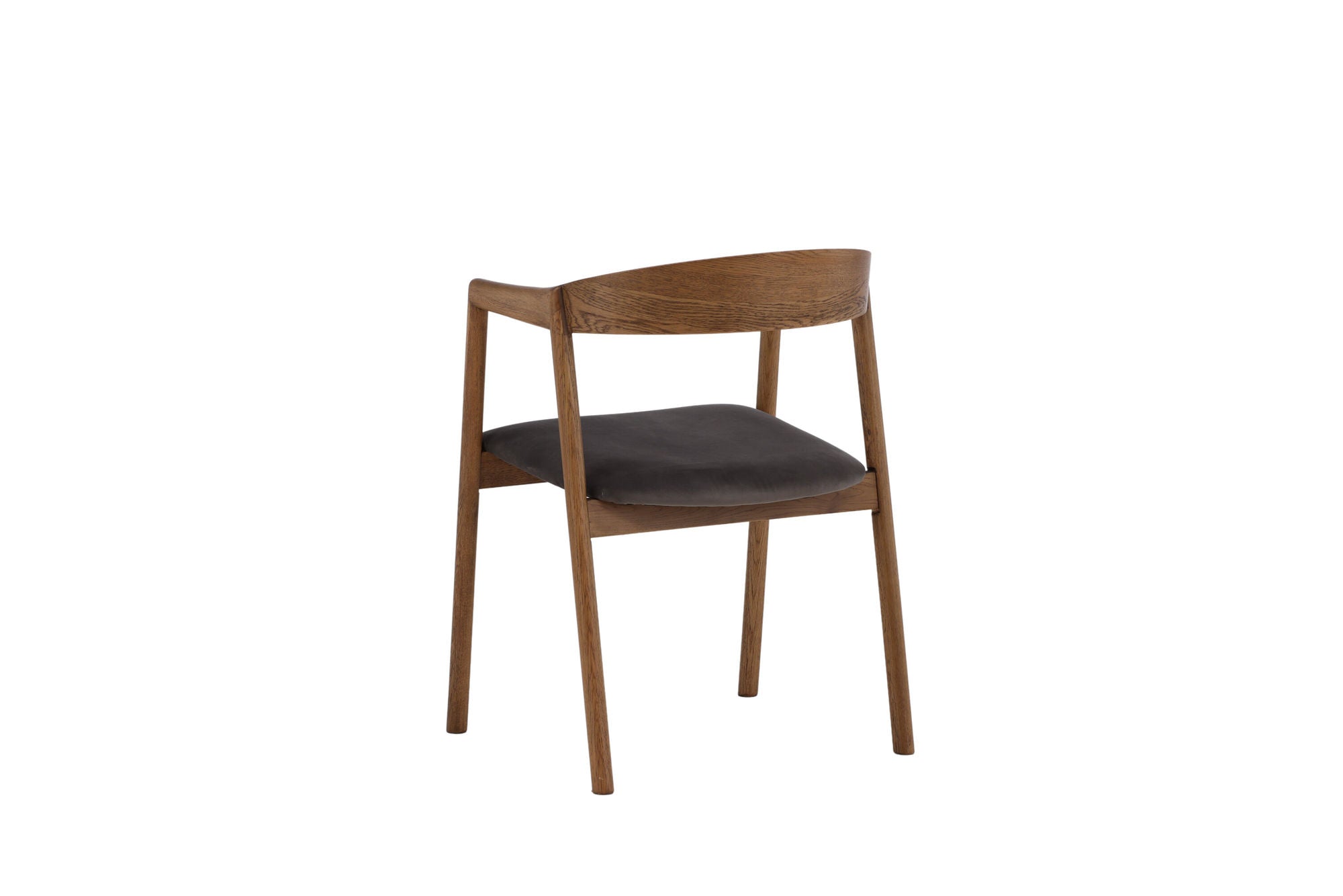 Vind Långön Spisebordsstol 2-pack - Natural / Brown Fabric