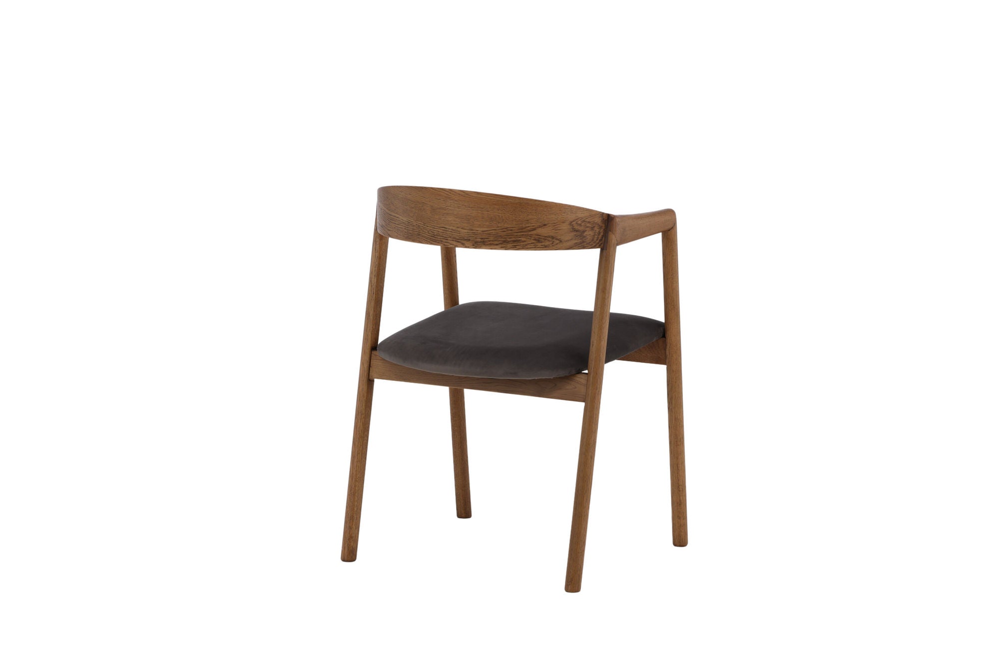Vind Långön Spisebordsstol 2-pack - Natural / Brown Fabric