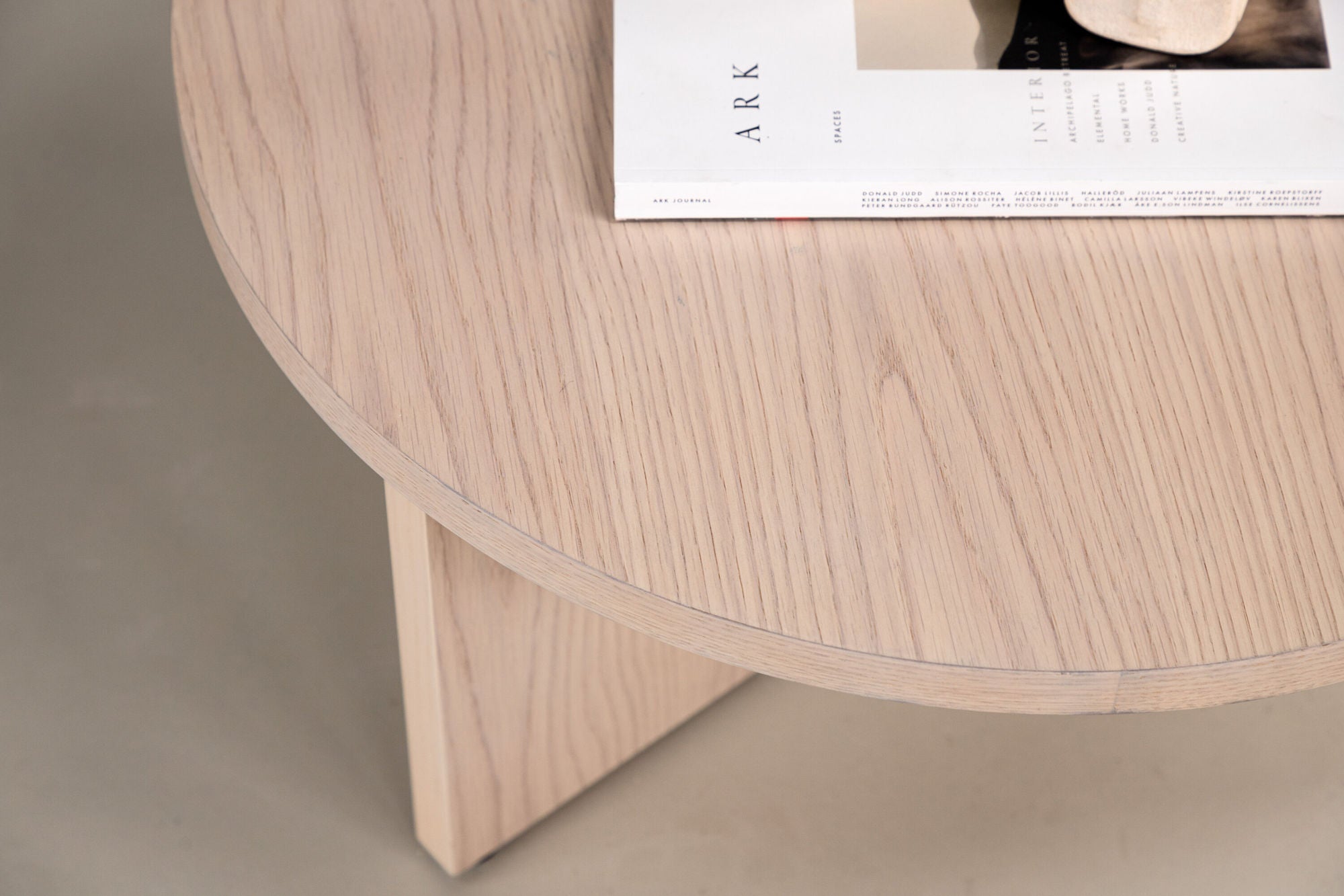 Vind Saltö Large Sofa bord - Whitewash / Wood