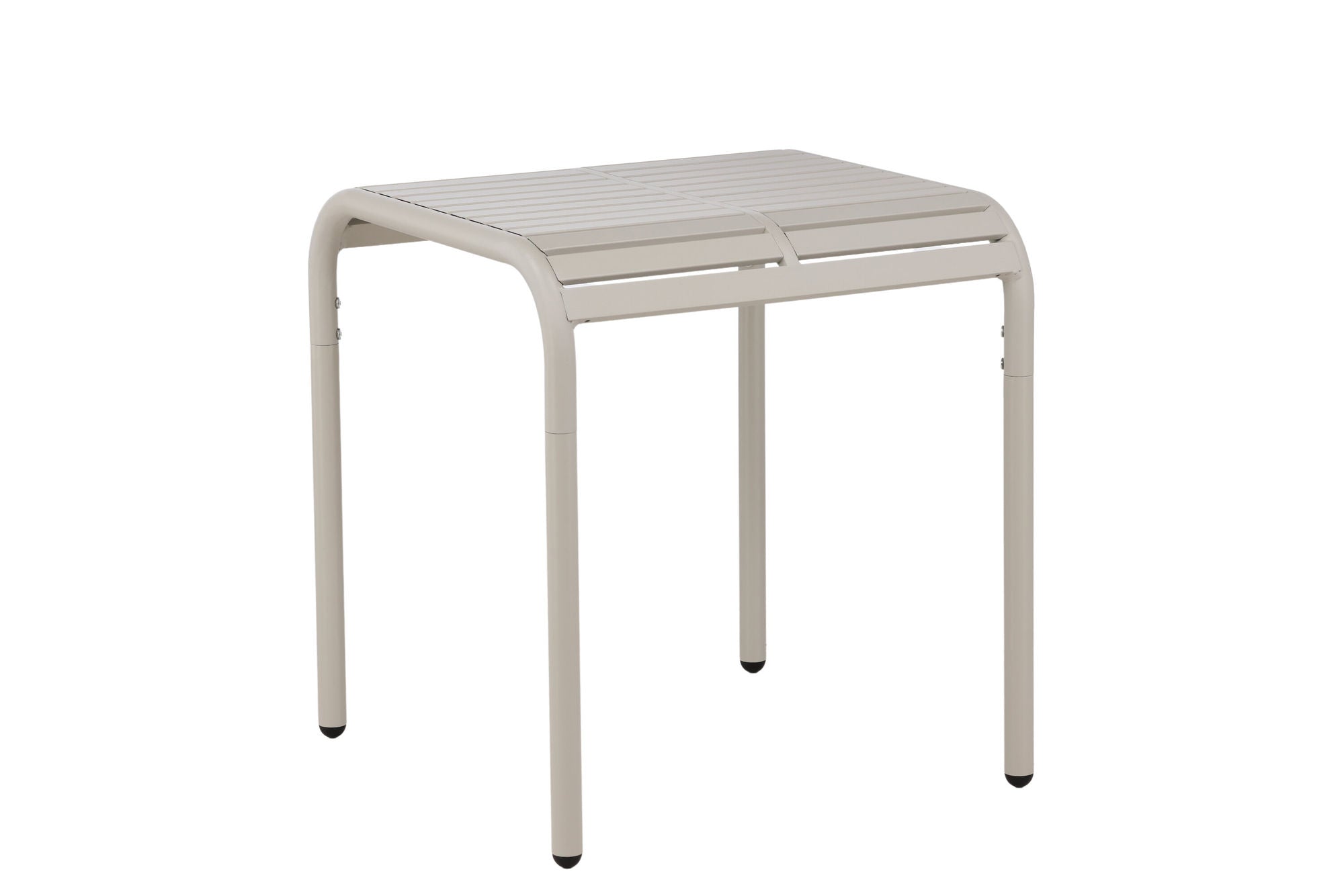 Venture Home Borneo Cafebord Aluminium - Beige / Kvadrat 70*70*