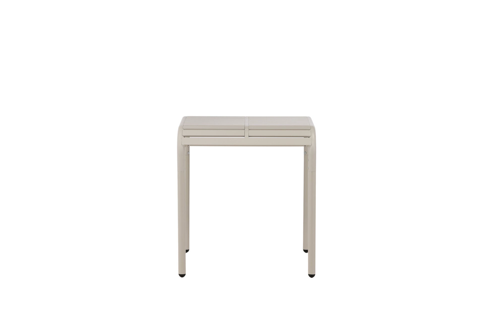 Venture Home Borneo Cafebord Aluminium - Beige / Kvadrat 70*70*