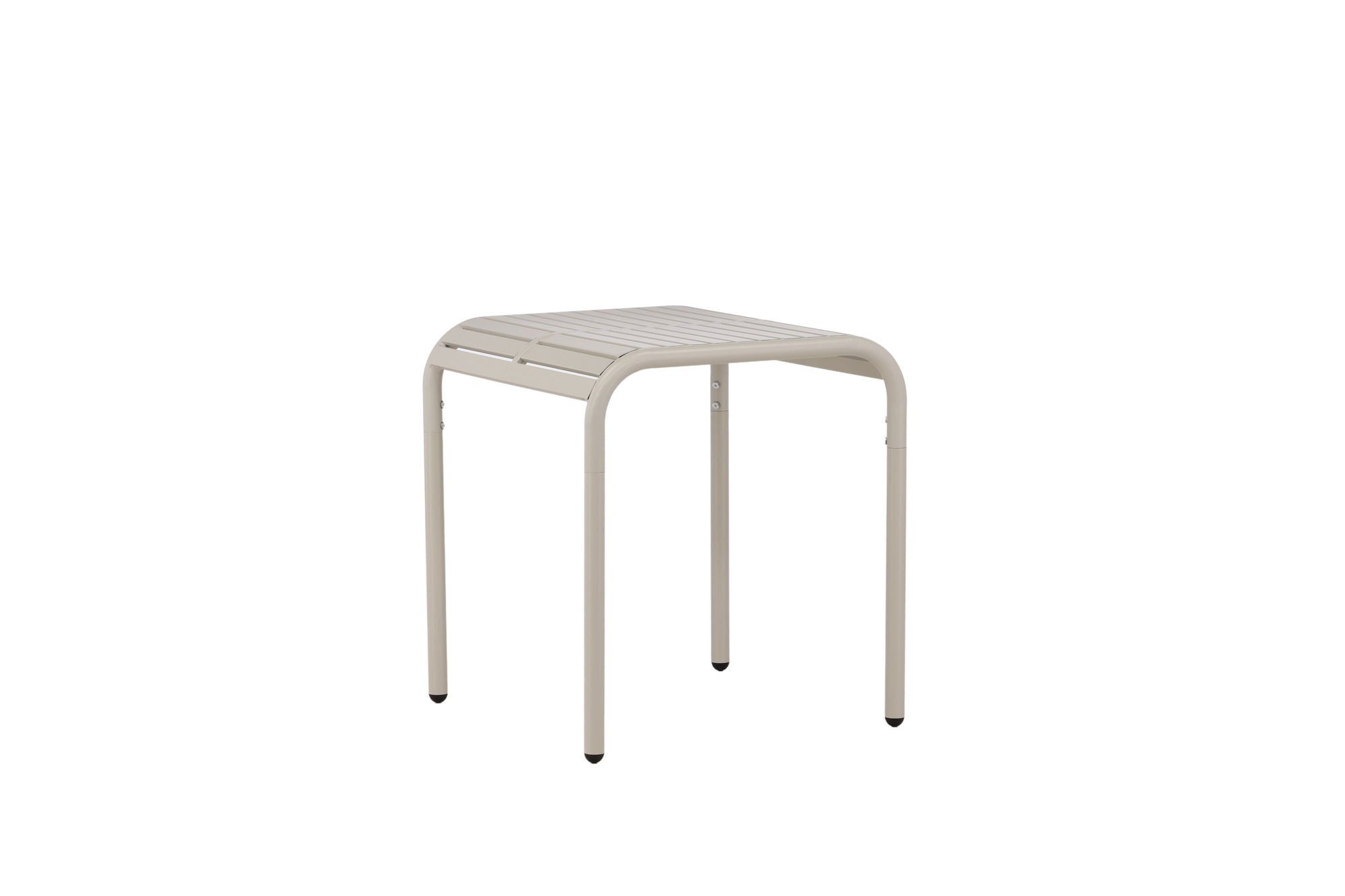 Venture Home Borneo Cafebord Aluminium - Beige / Kvadrat 70*70*