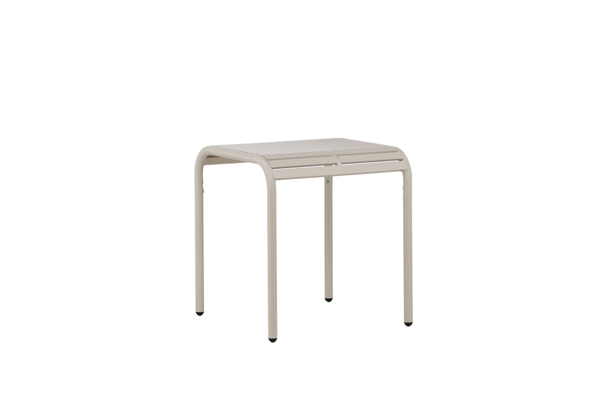 Venture Home Borneo Cafebord Aluminium - Beige / Kvadrat 70*70*